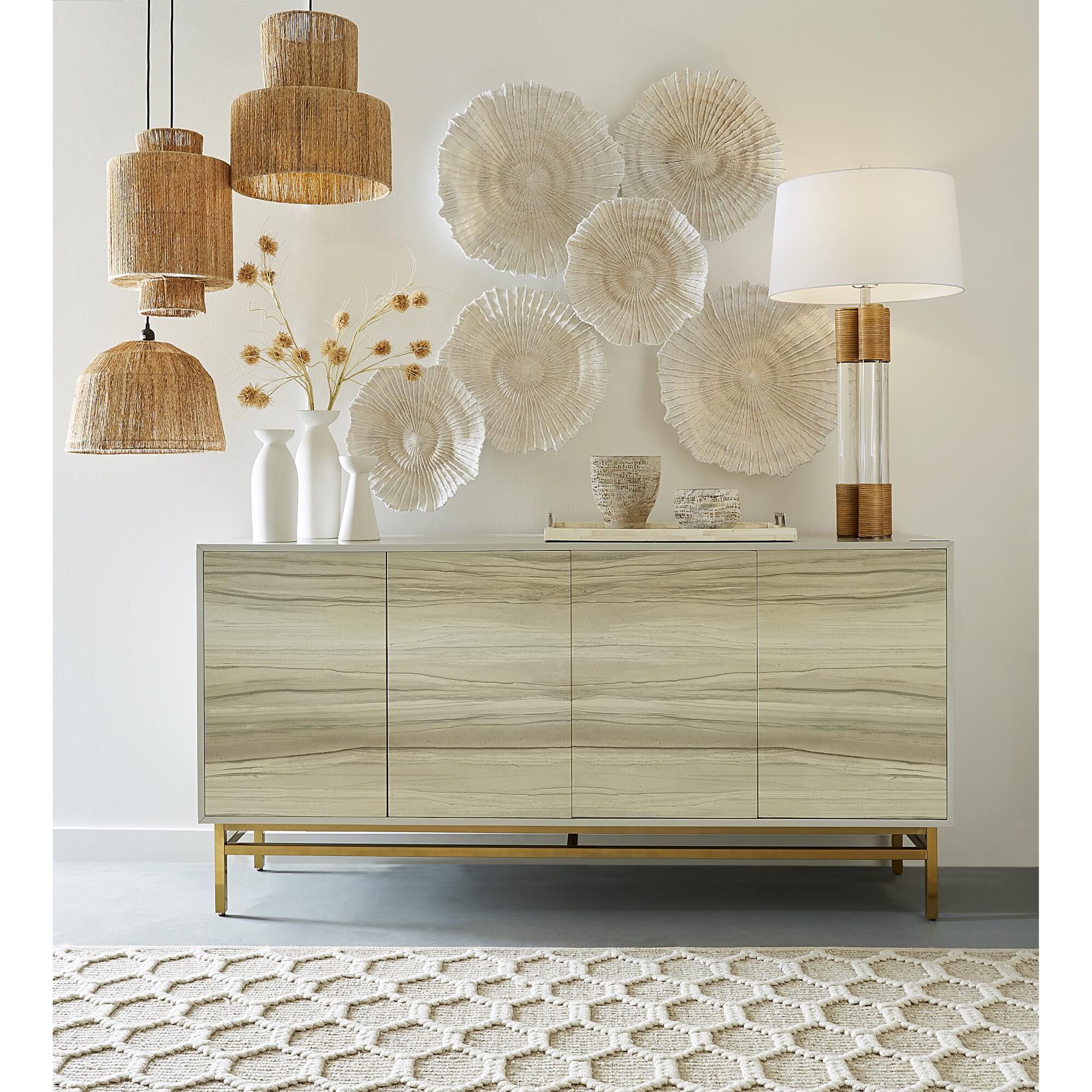 Shown in Whitewash finish