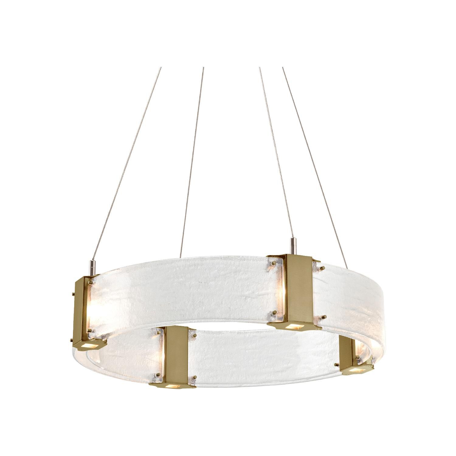 Parallel 23 Inch 12 Light LED Chandelier by Hammerton Studio