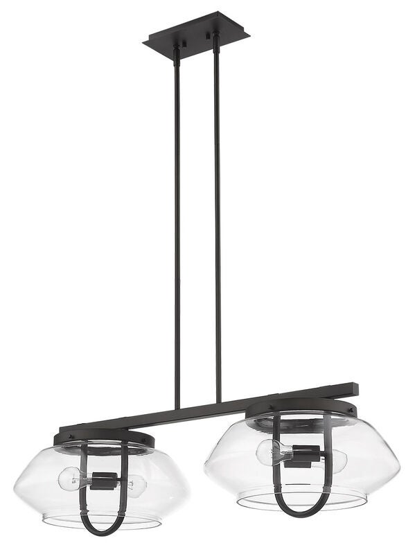 Garner 38 Inch 4 Light Linear Suspension Light by Trend Lighting