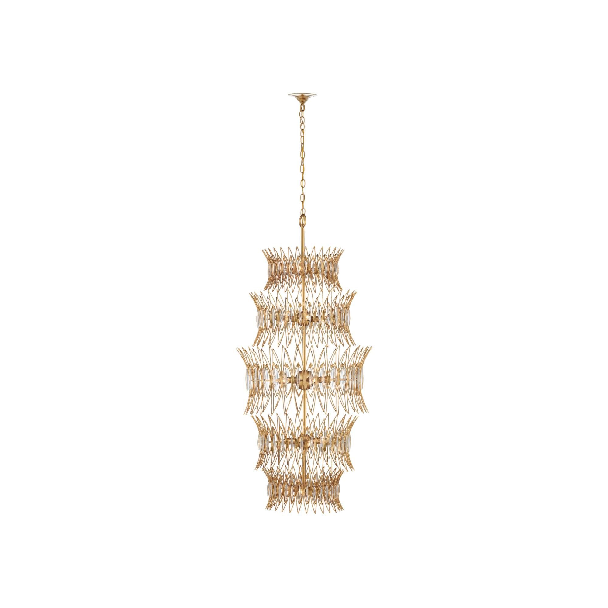 Marquise 24 Inch Chandelier by Currey and Company