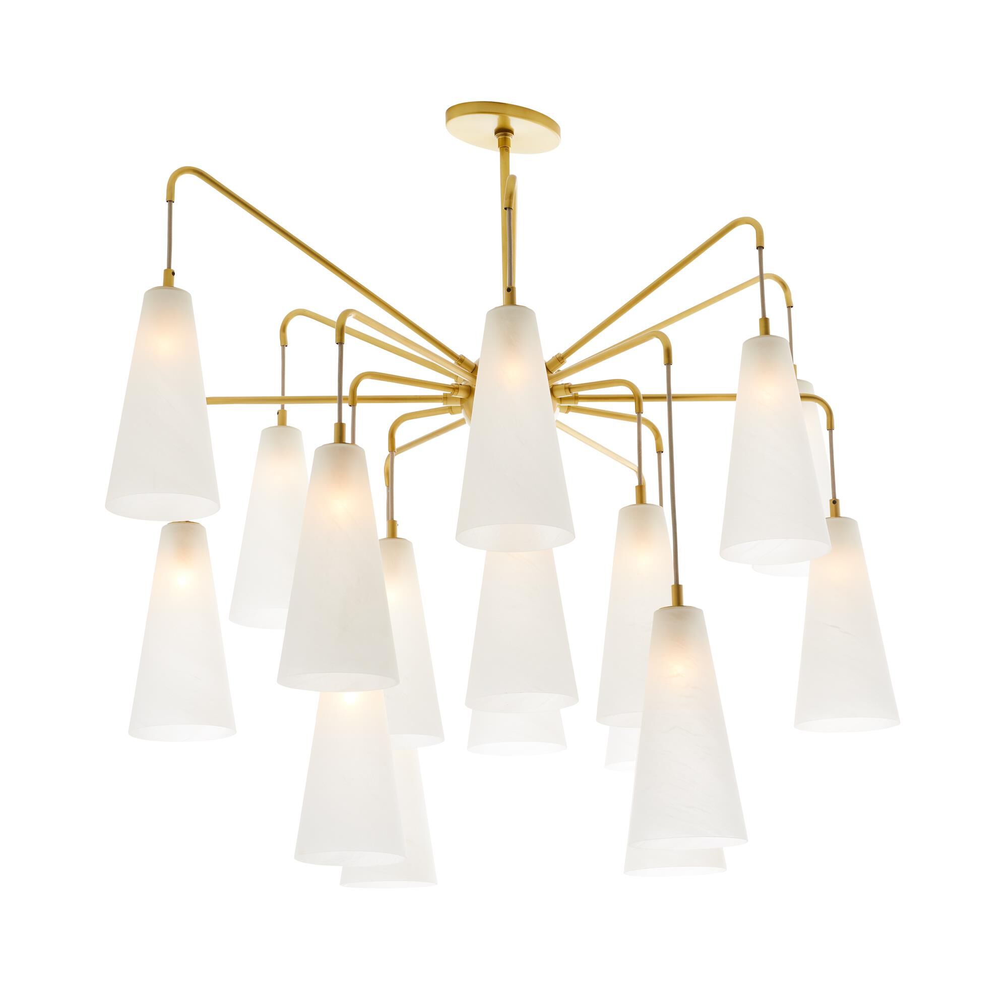 Mika 41 Inch 18 Light Chandelier by Arteriors Home