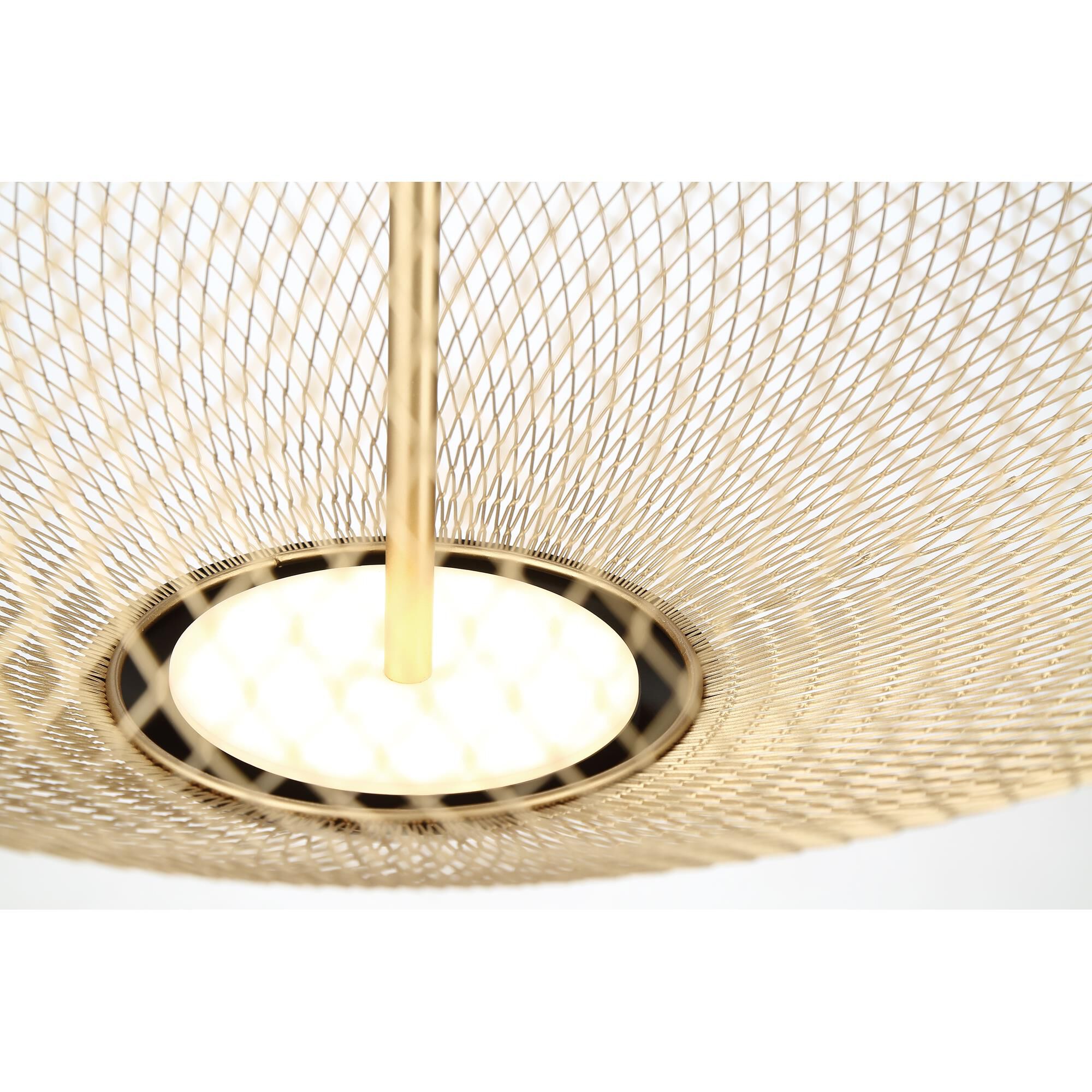 Shown in Black finish and Gold shade