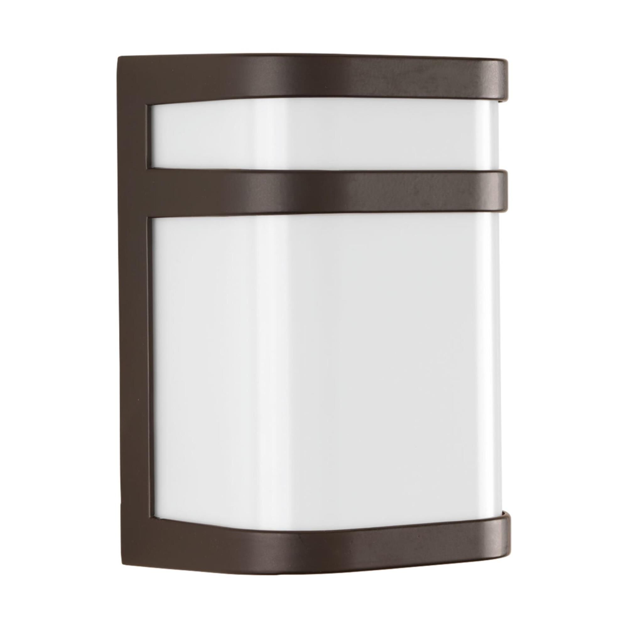 Shown in Architectural Bronze finish and Polycarbonate glass