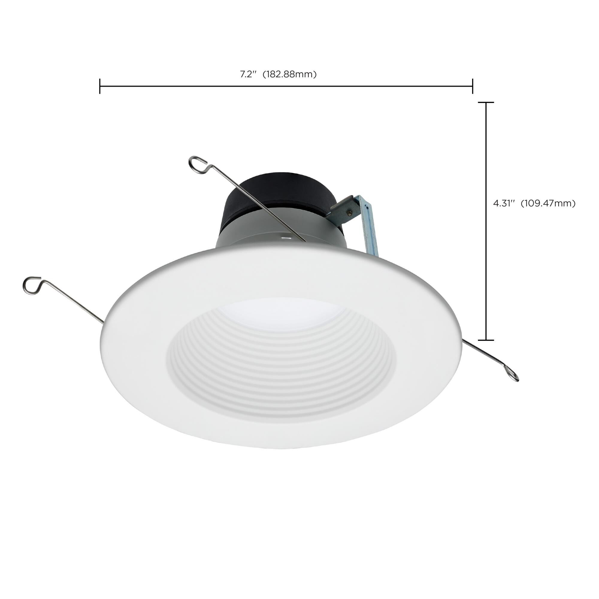 7 Inch LED Recessed Lighting Trim by Satco