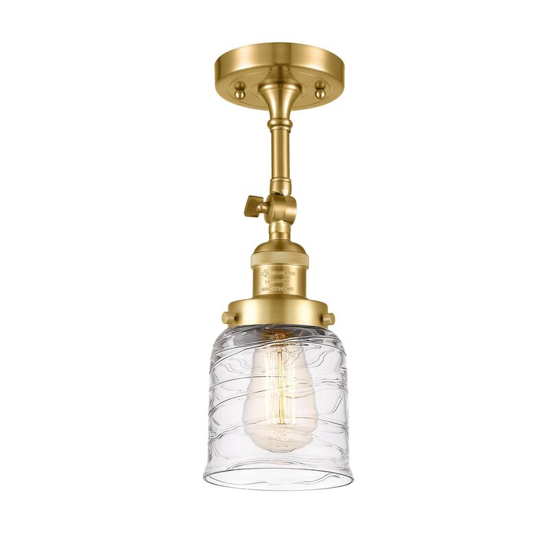 Bruno Marashlian Small Bell 5 Inch 1 Light Semi Flush Mount by Innovations Lighting