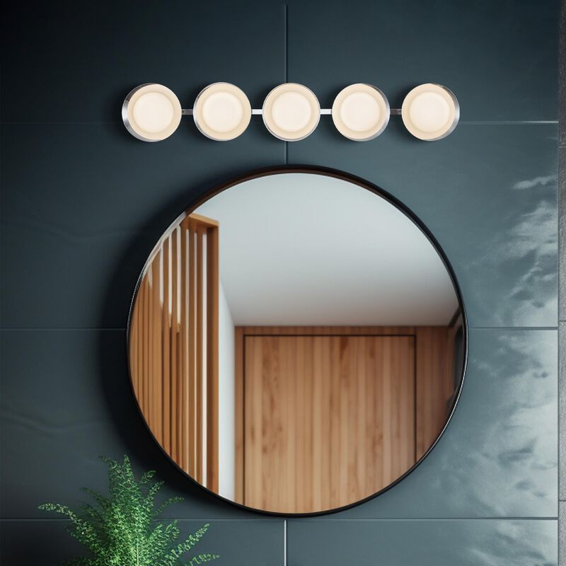 Peyton Fox Cleo 36 Inch Bath Vanity Light by Kuzco