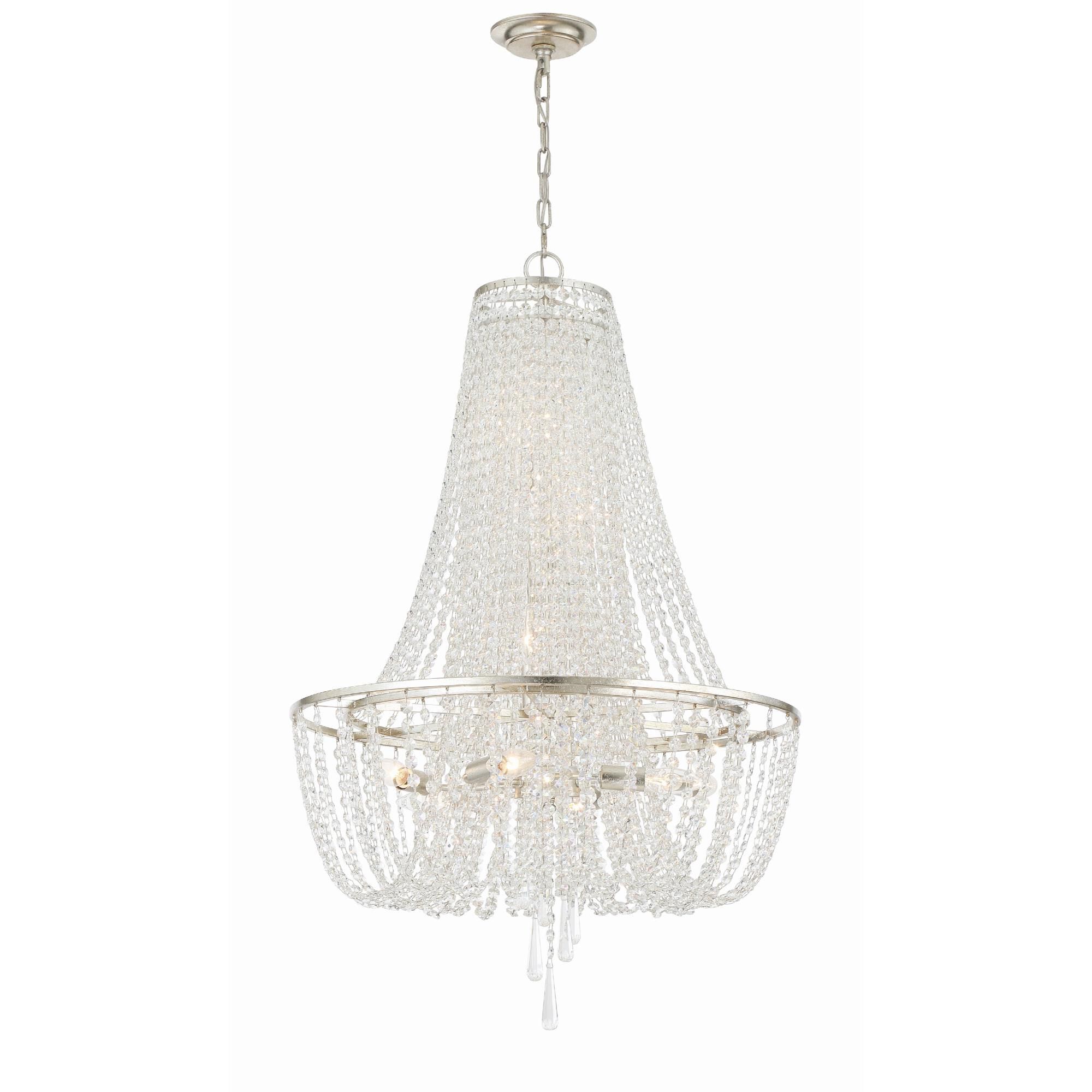 Arcadia 24 Inch 9 Light Chandelier by Crystorama