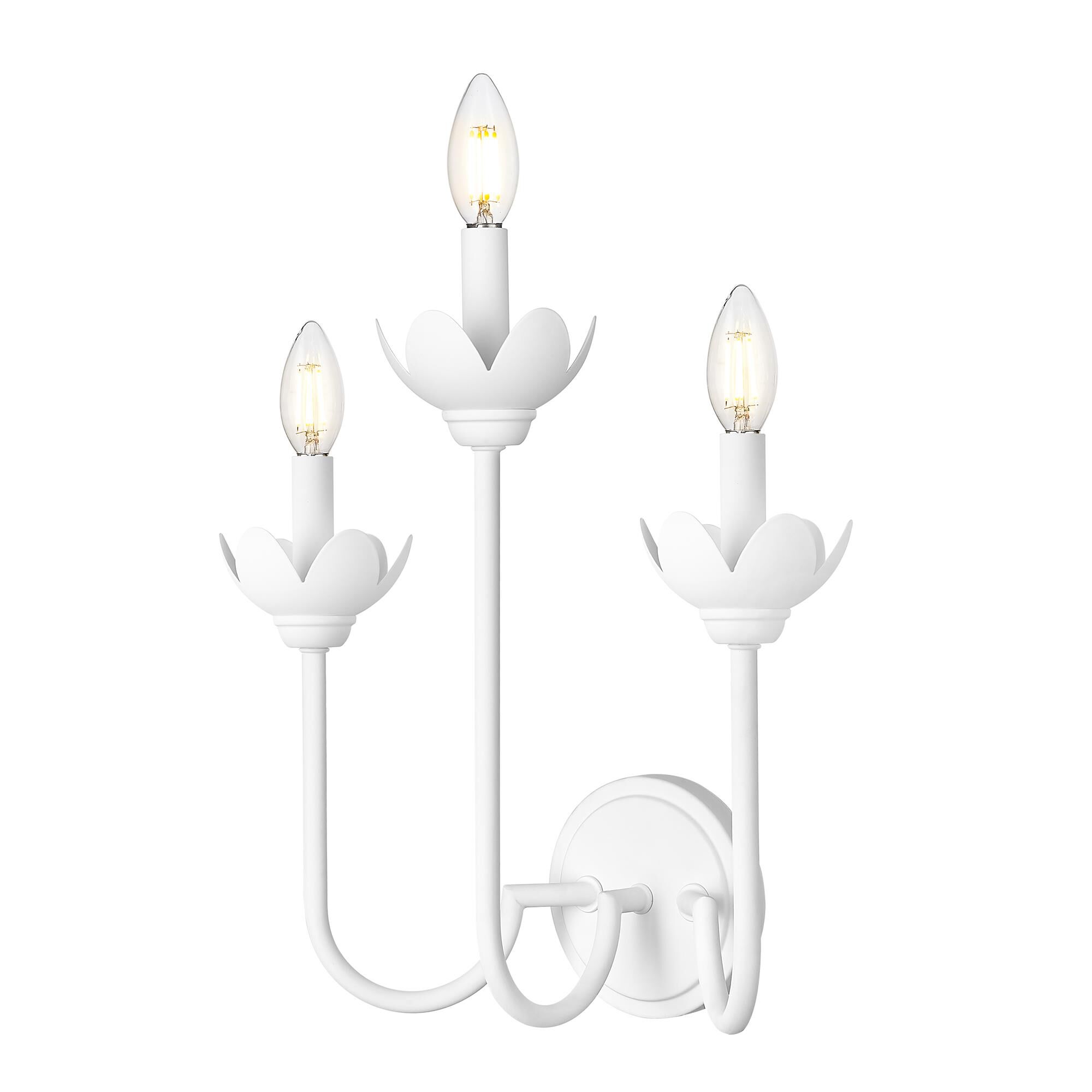 Shown in Textured White finish and Clear Ribbed glass and Clear Ribbed shade