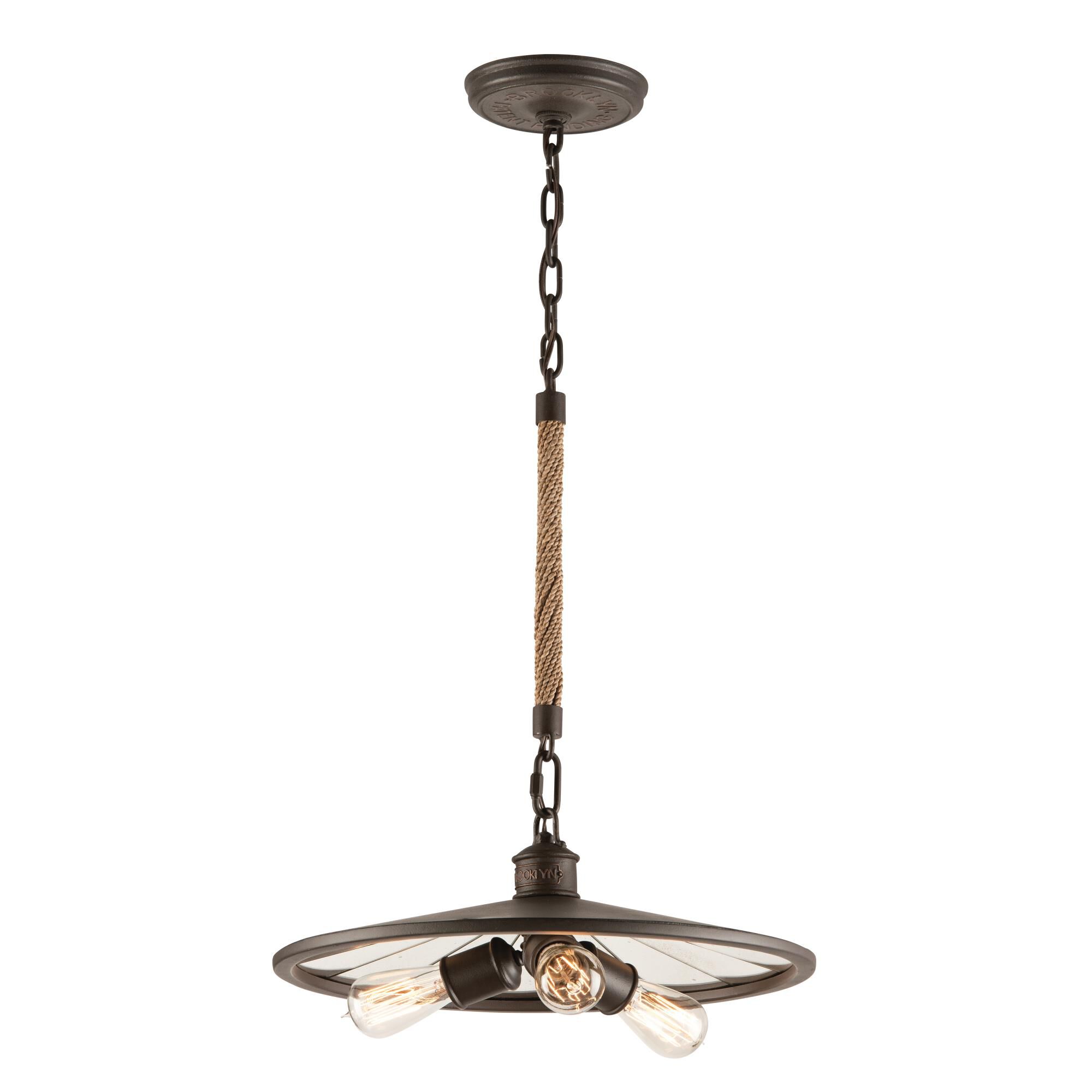 Shown in Brooklyn Bronze finish and Antique Mirror  glass