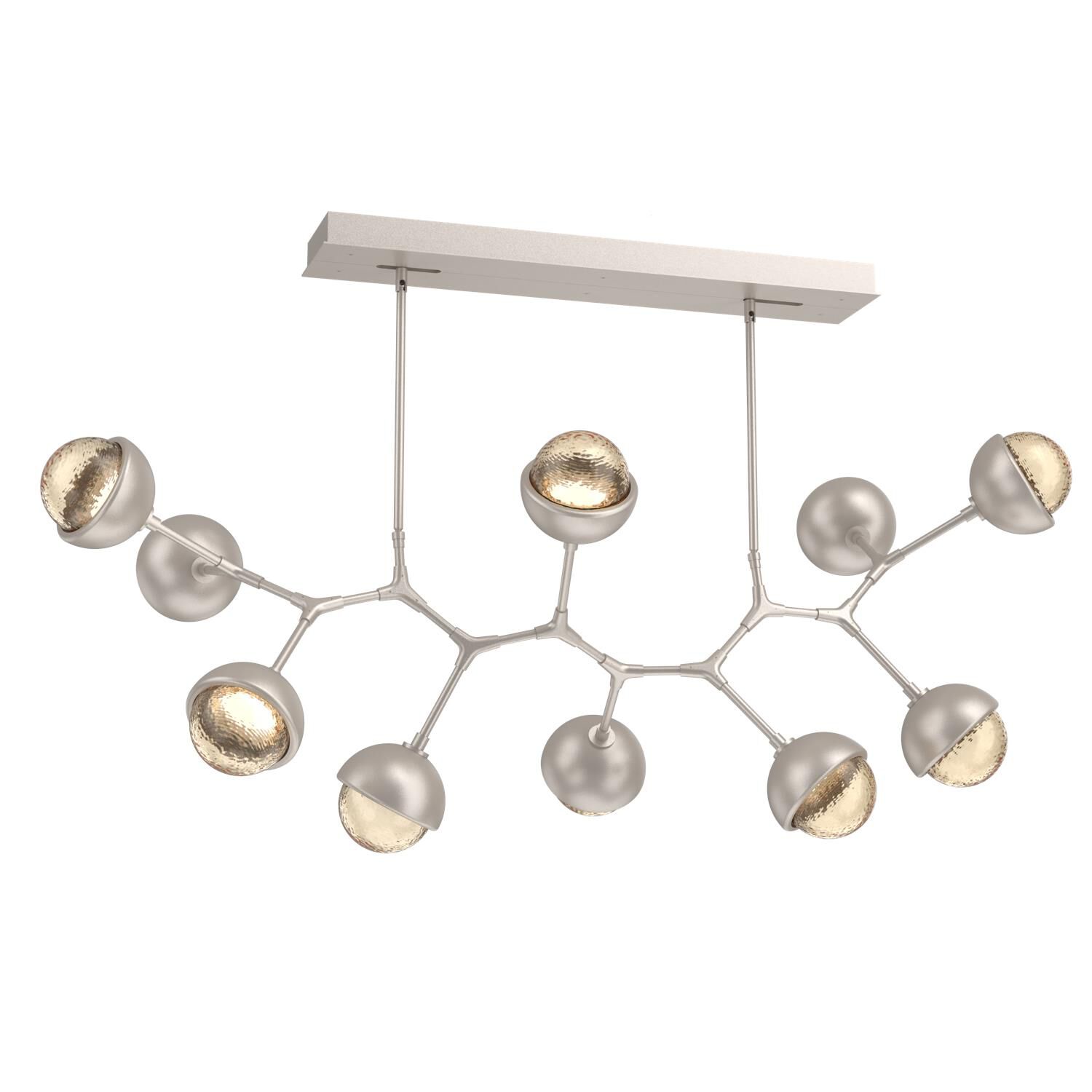 Levi Wilson Cabochon 56 Inch Linear Suspension Light by Hammerton Studio