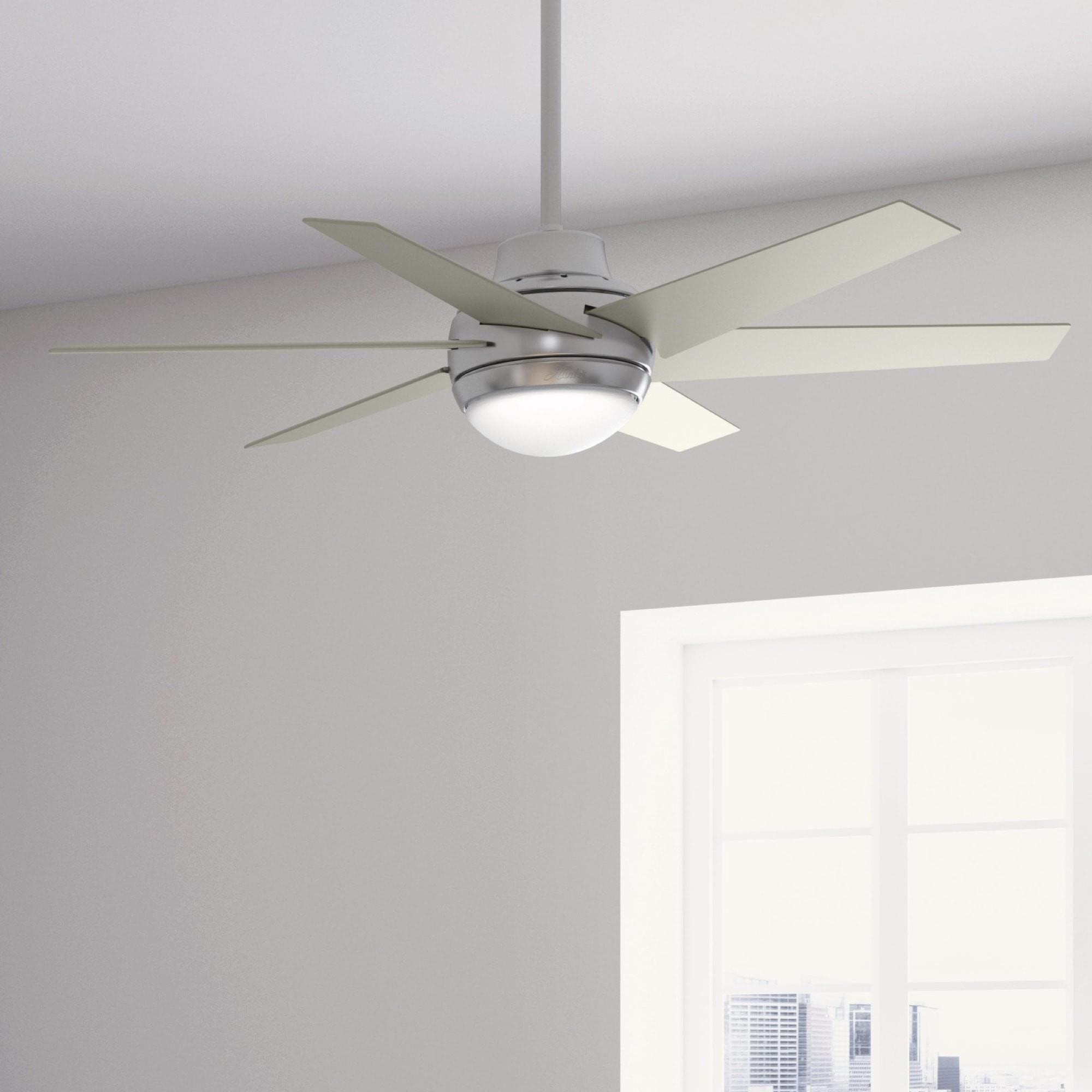 Sotto 52 Inch Ceiling Fan with Light Kit by Hunter Fan