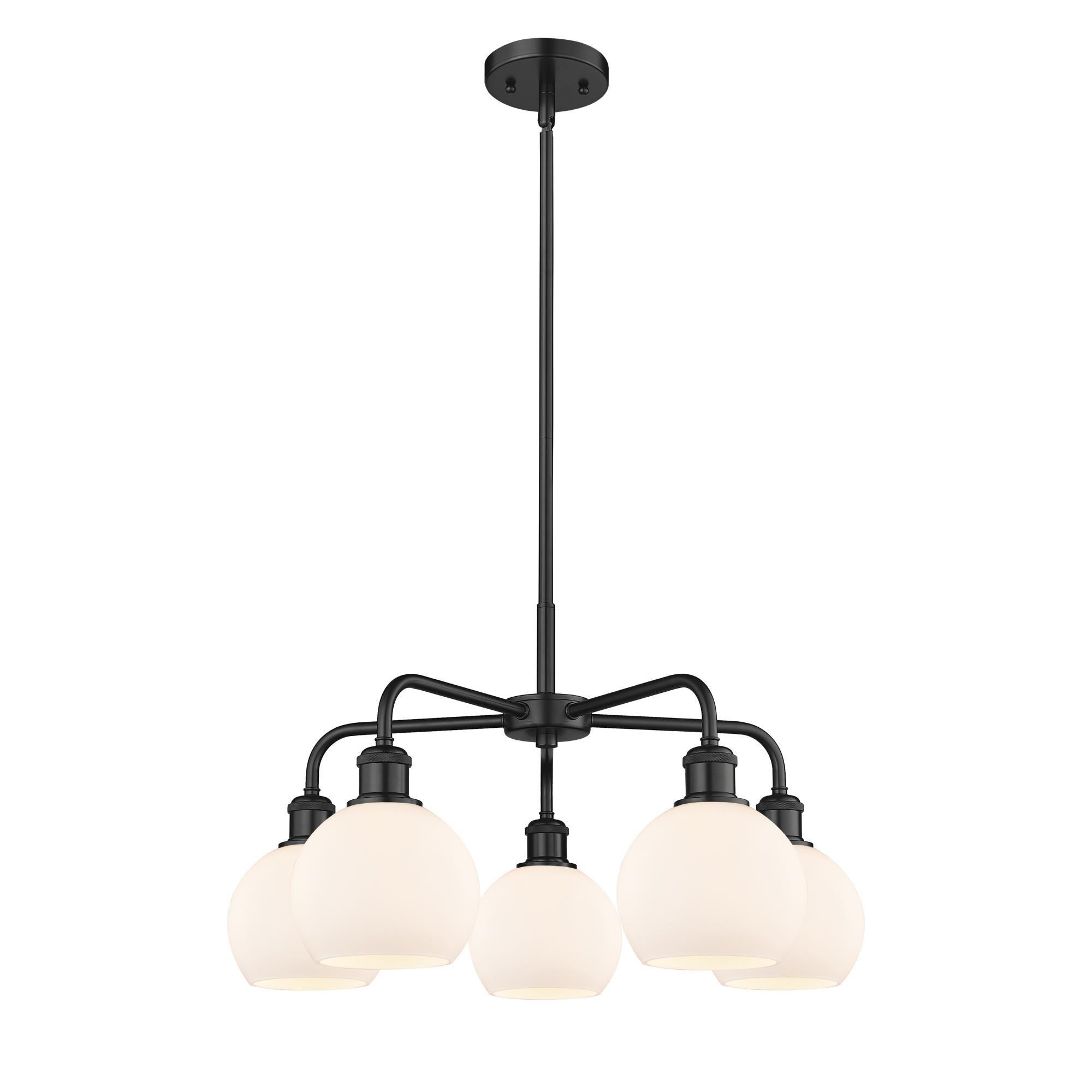 Shown in Matte Black finish and Matte White glass