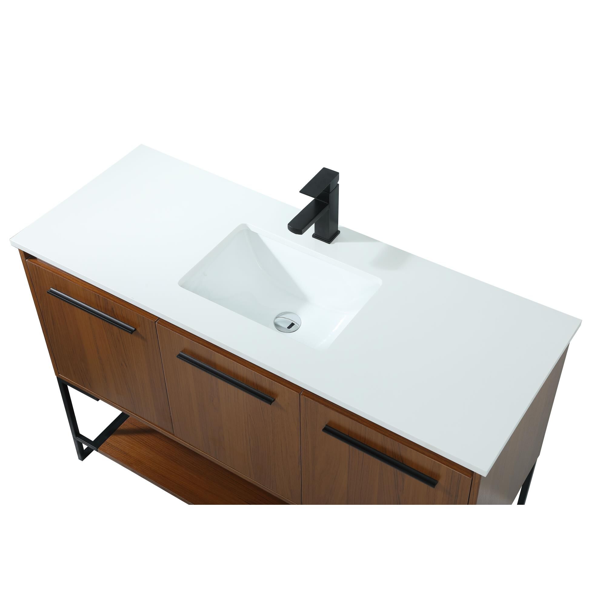 Shown in Teak finish