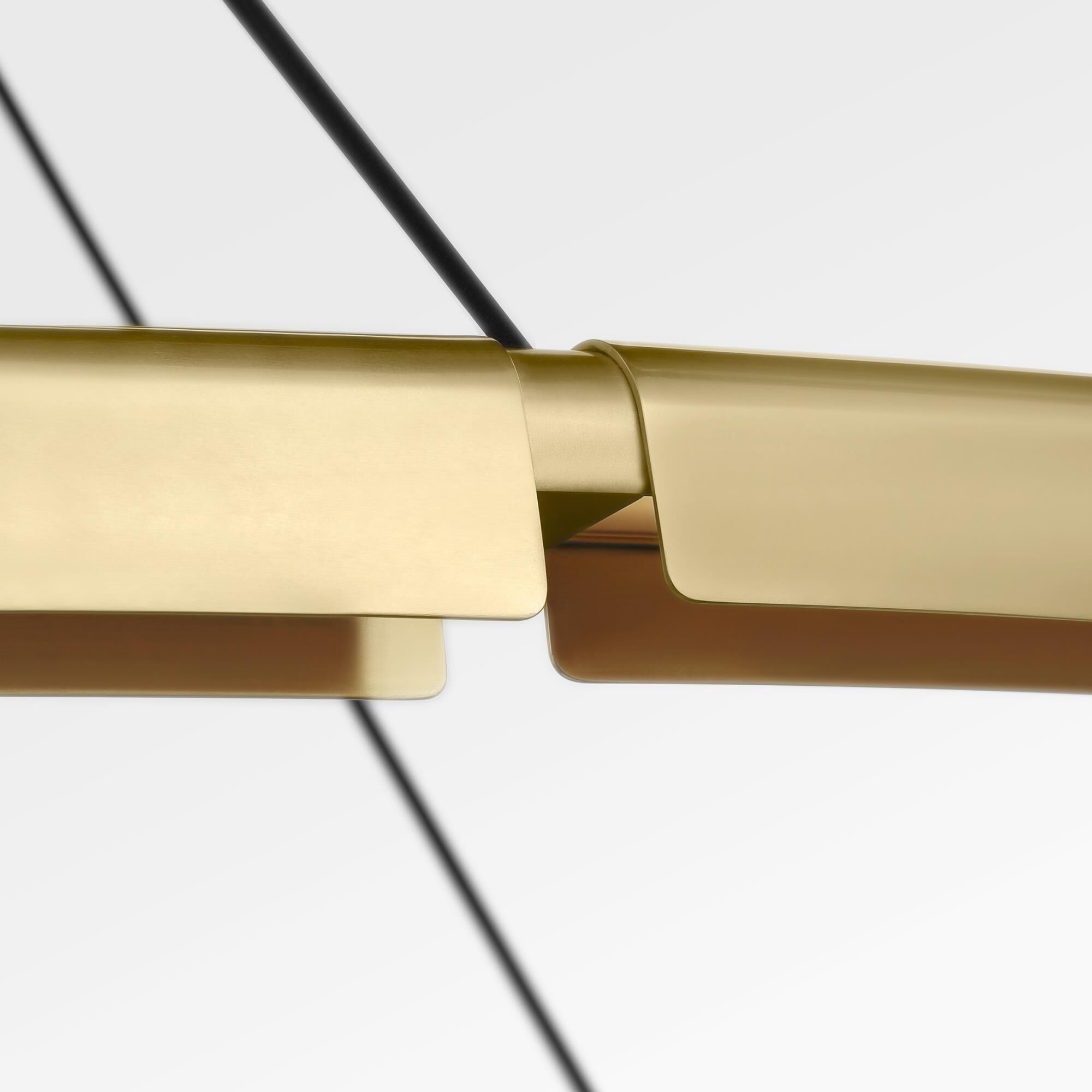 Shown in Hand-Rubbed Antique Brass finish and Brass shade