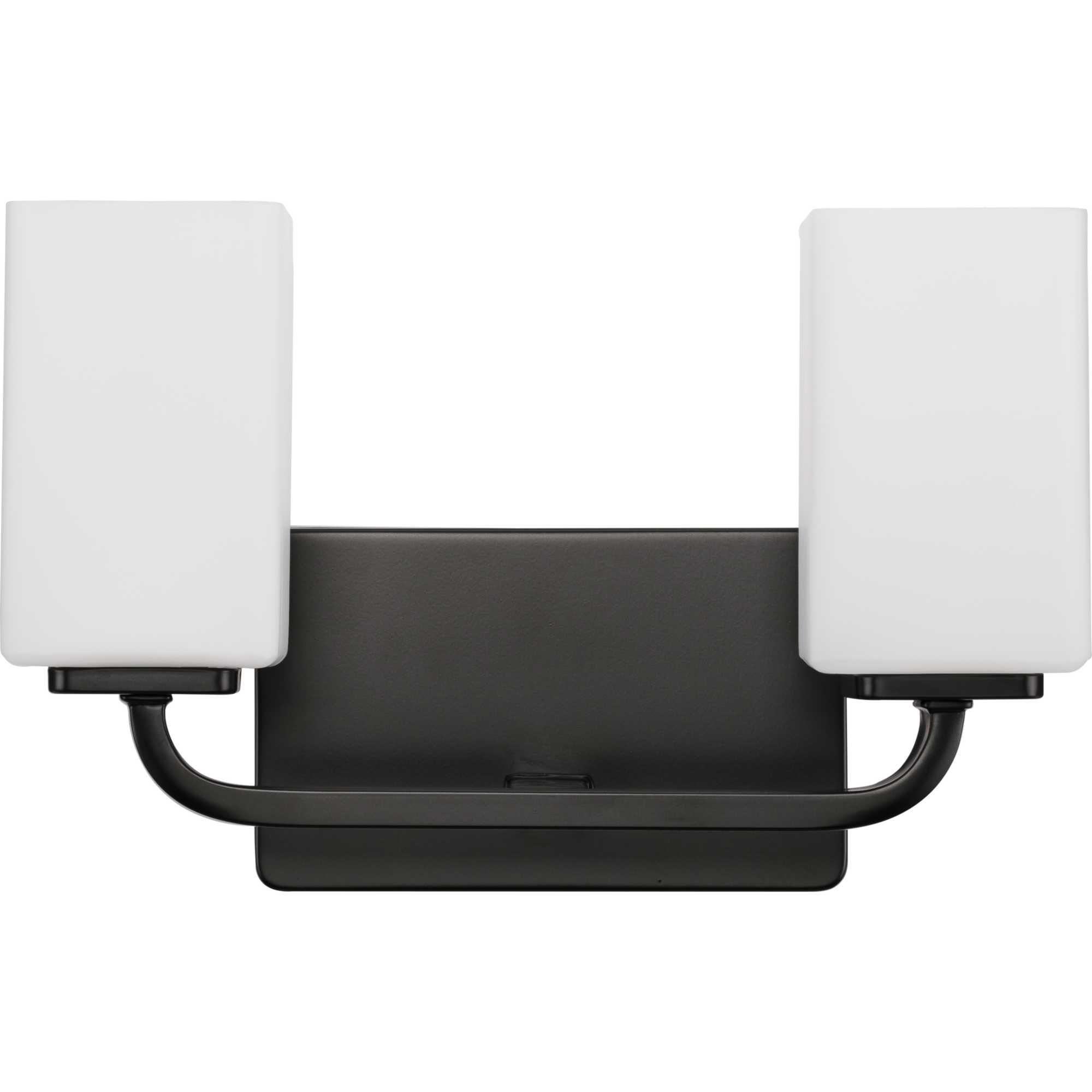 Shown in Matte Black finish and Etched Opal glass