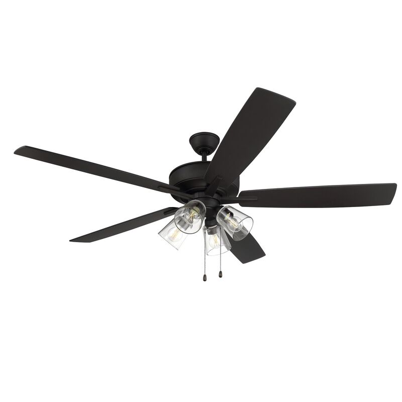 Super Pro 60 Inch Ceiling Fan with Light Kit by Craftmade