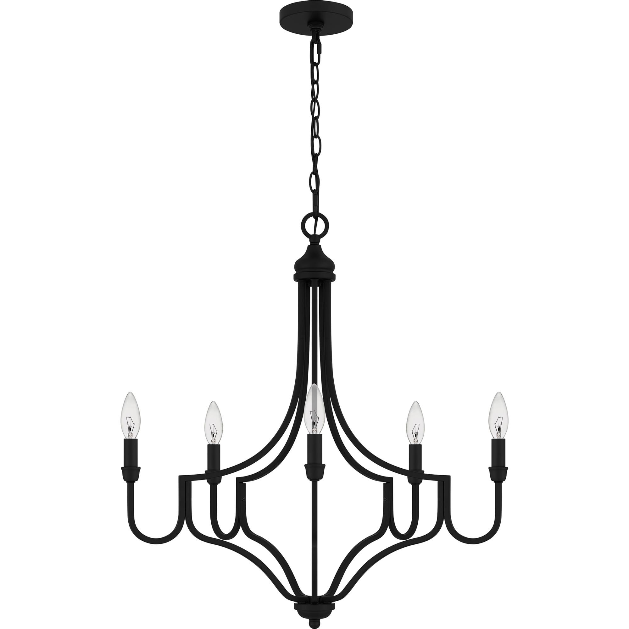Mabel 26 Inch 5 Light Chandelier by Quoizel
