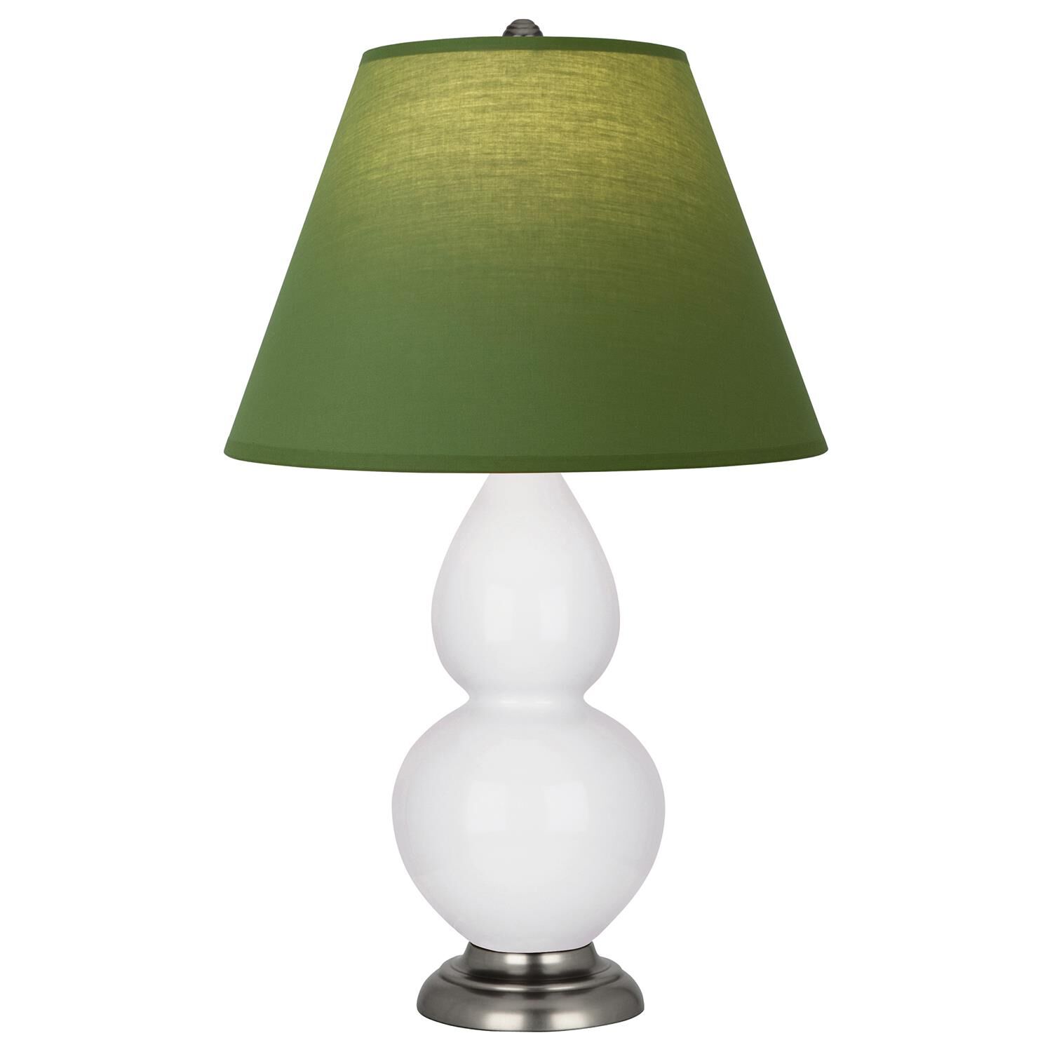 Shown in Daisy finish and Tea Green and Taupe shade and Antique Silver accent