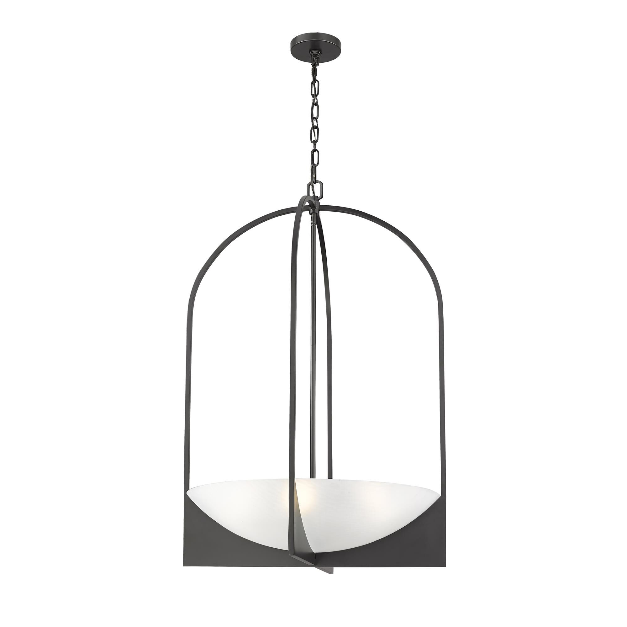 Shown in Matte Black finish and Sand Blast glass and Sand Blast shade
