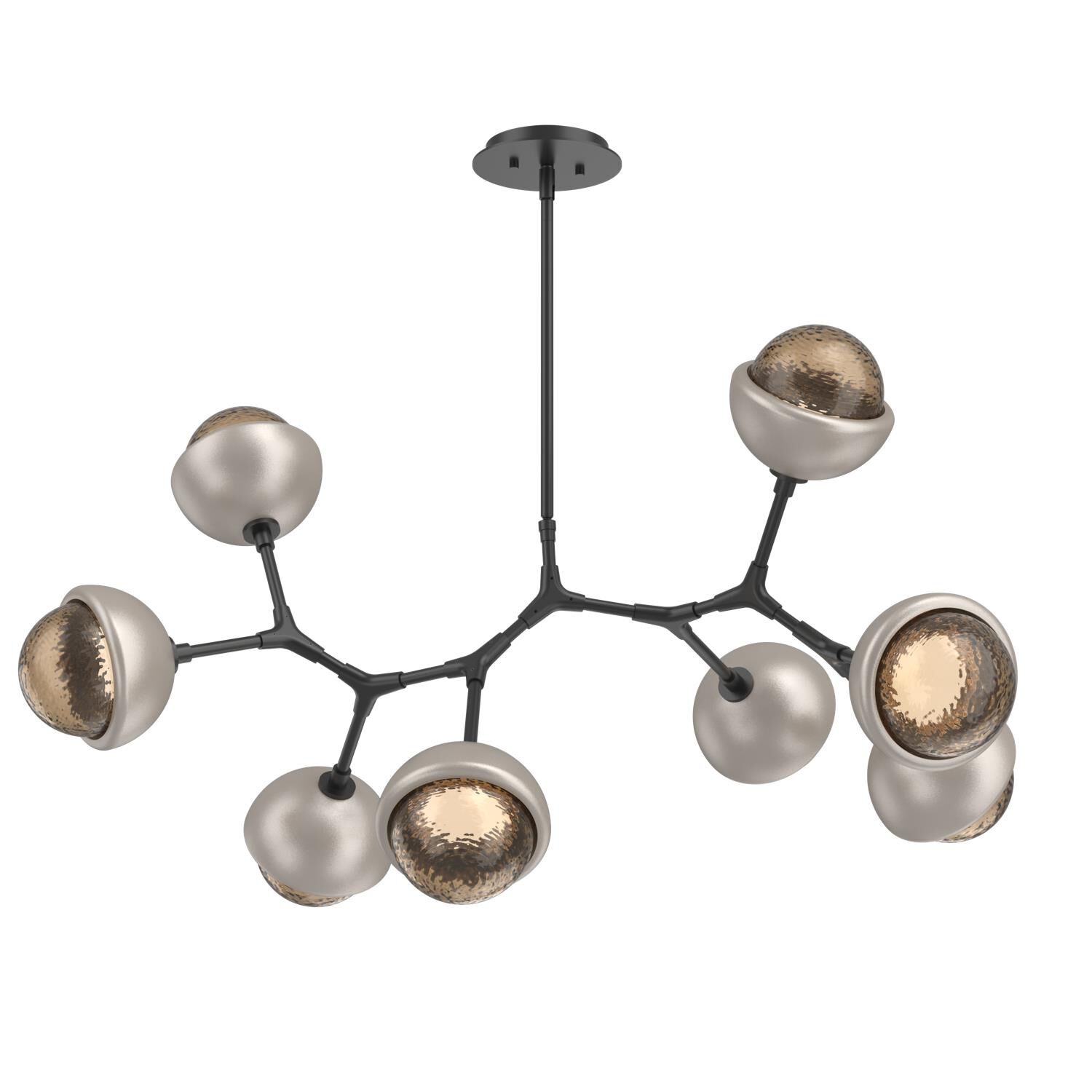 Levi Wilson Cabochon 38 Inch Linear Suspension Light by Hammerton Studio