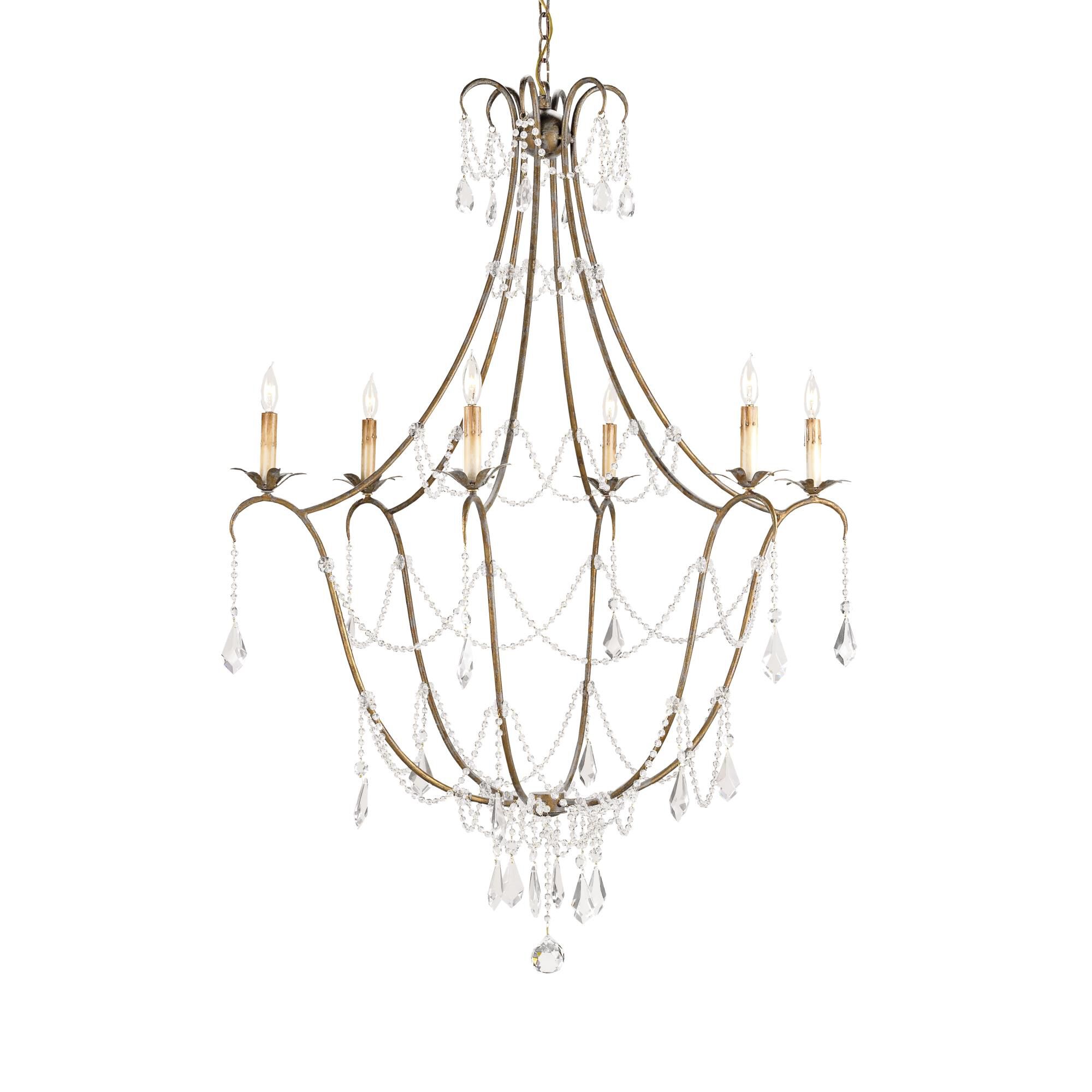 Elixzabeth Chandelier by Currey and Company