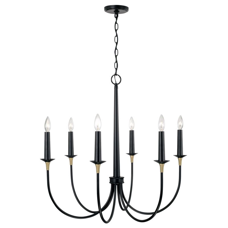 Amara 30 Inch 6 Light Chandelier by Capital Lighting Fixture Company
