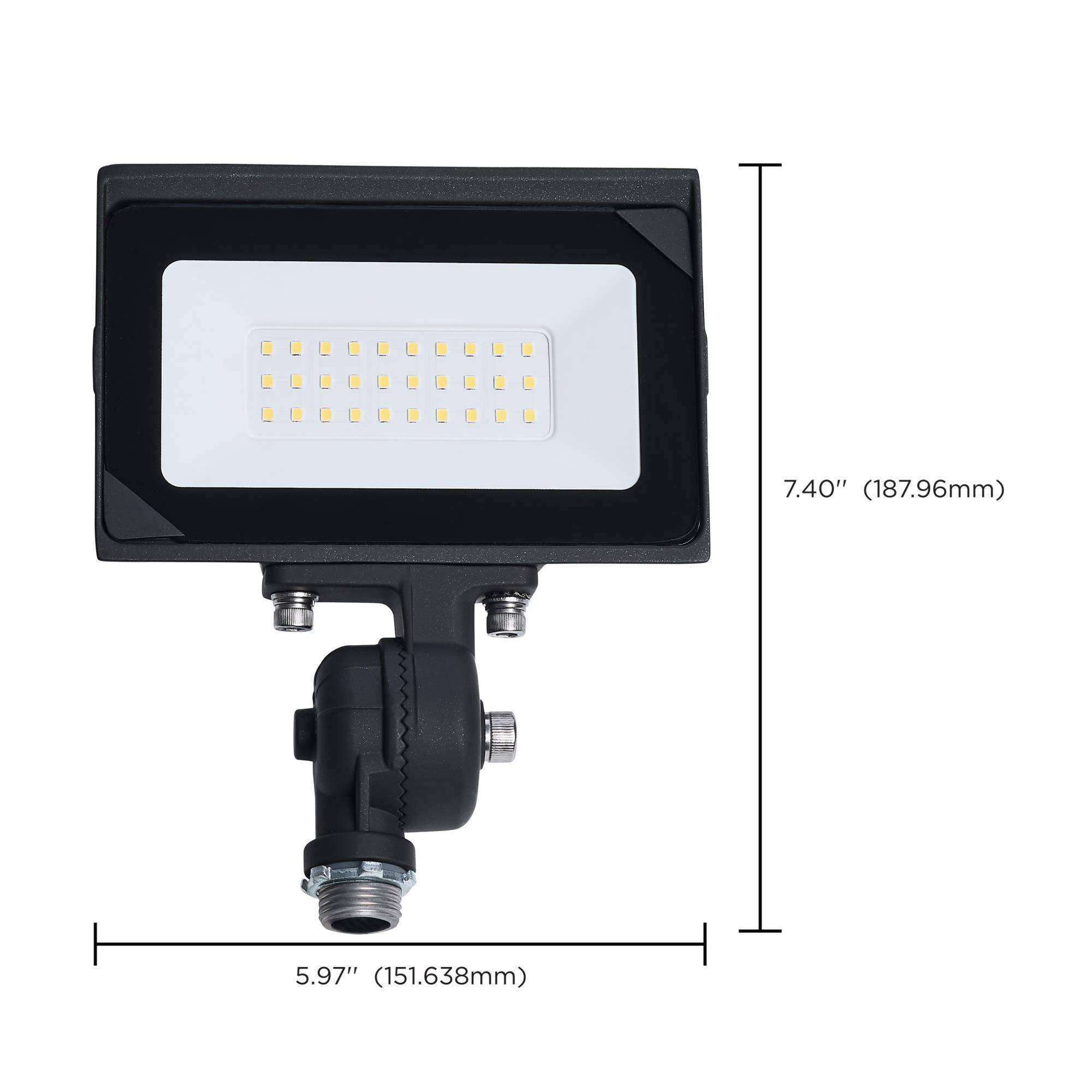 6 Inch Outdoor Flood Light by Satco