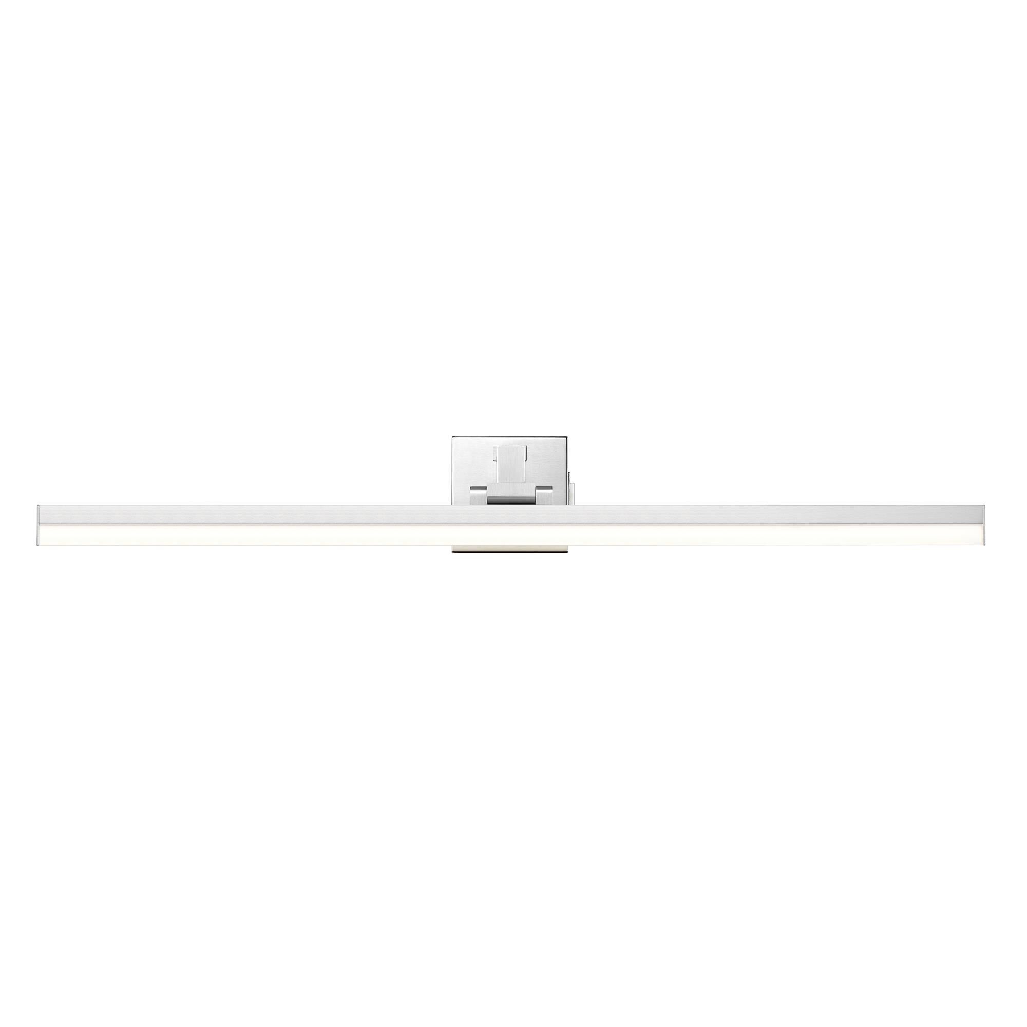 Shown in Brushed Nickel finish and Frosted glass and Frosted shade