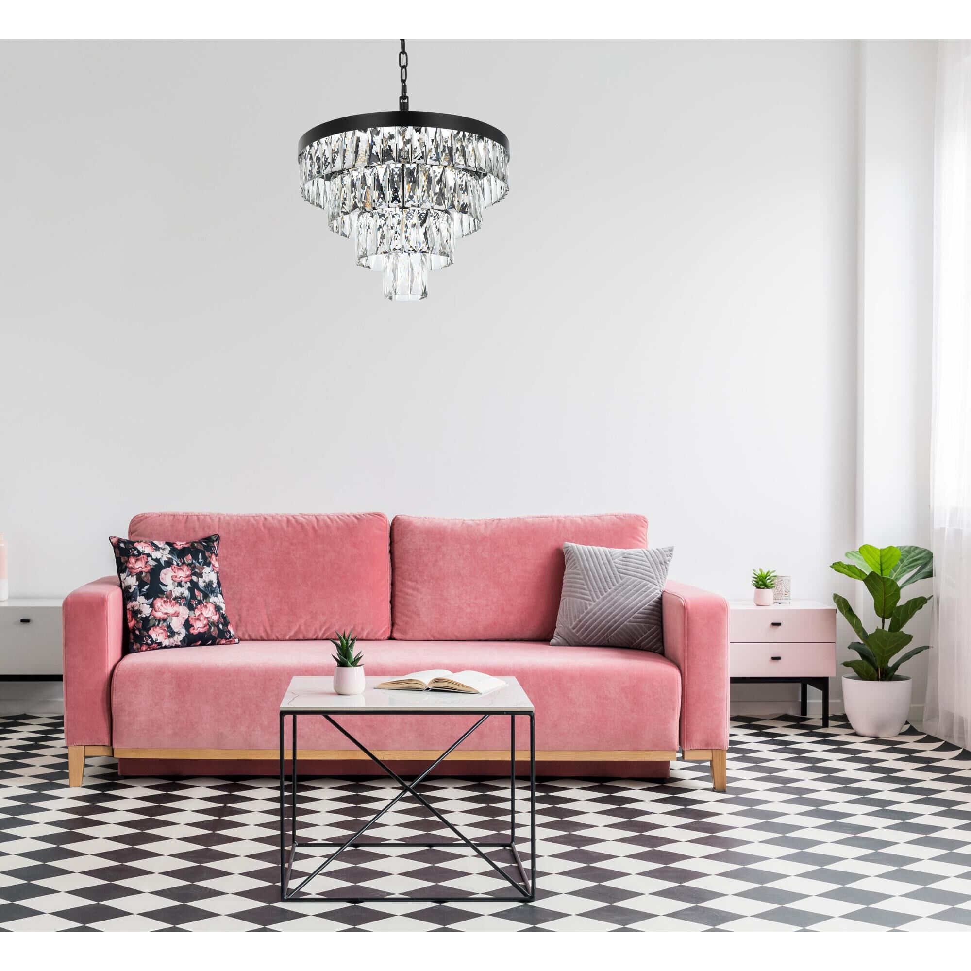 Josephine 20 Inch Mini Chandelier by Elegant Lighting