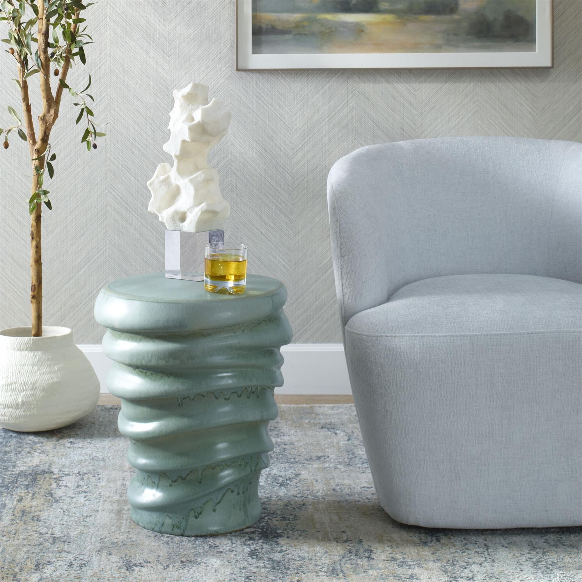 Grace Feycock Skye 18 Inch Accent Table by Uttermost