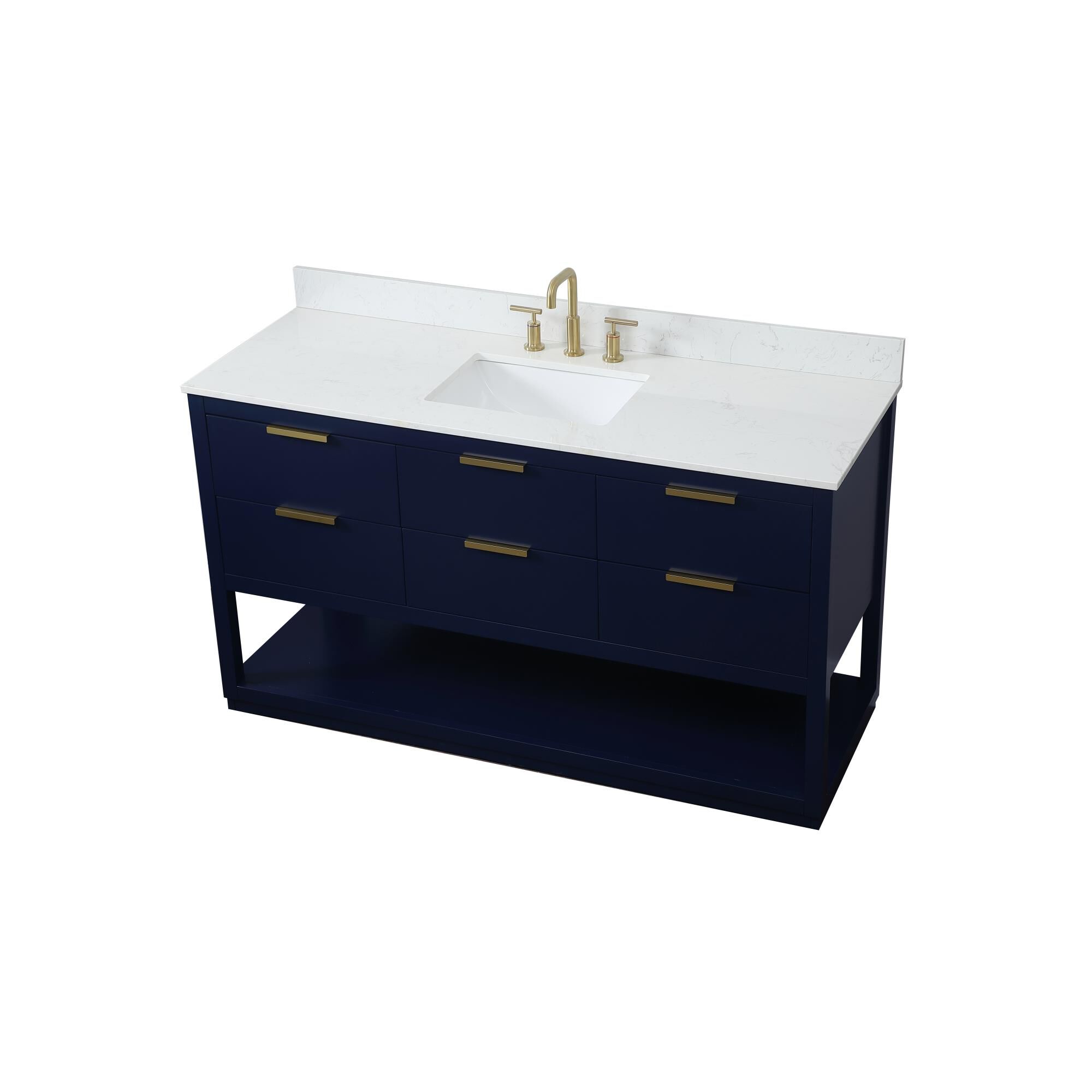 Larkin 60 Inch Bath Vanity by Elegant Decor