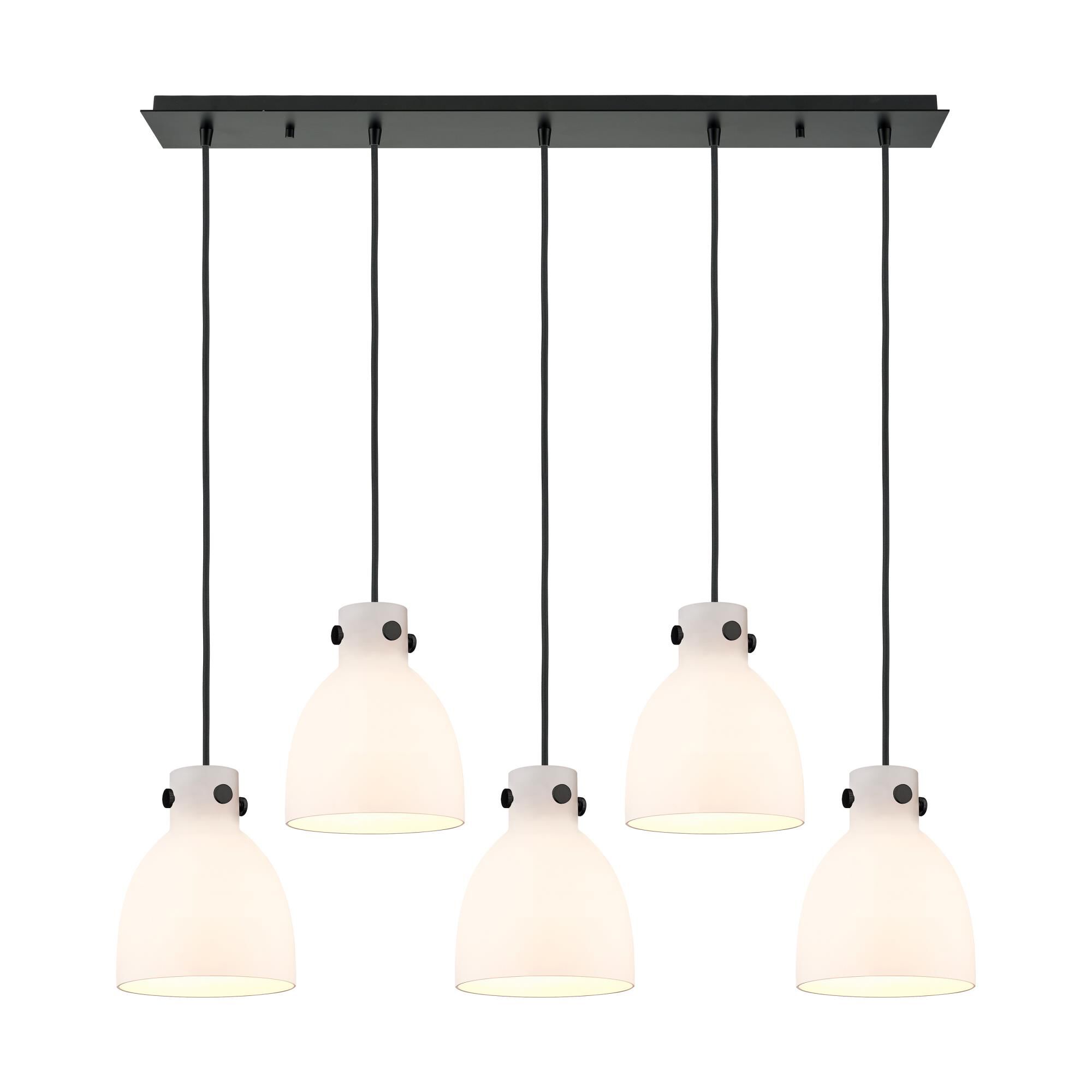 Bruno Marashlian Newton Bell 39 Inch 5 Light Linear Suspension Light by Innovations Lighting