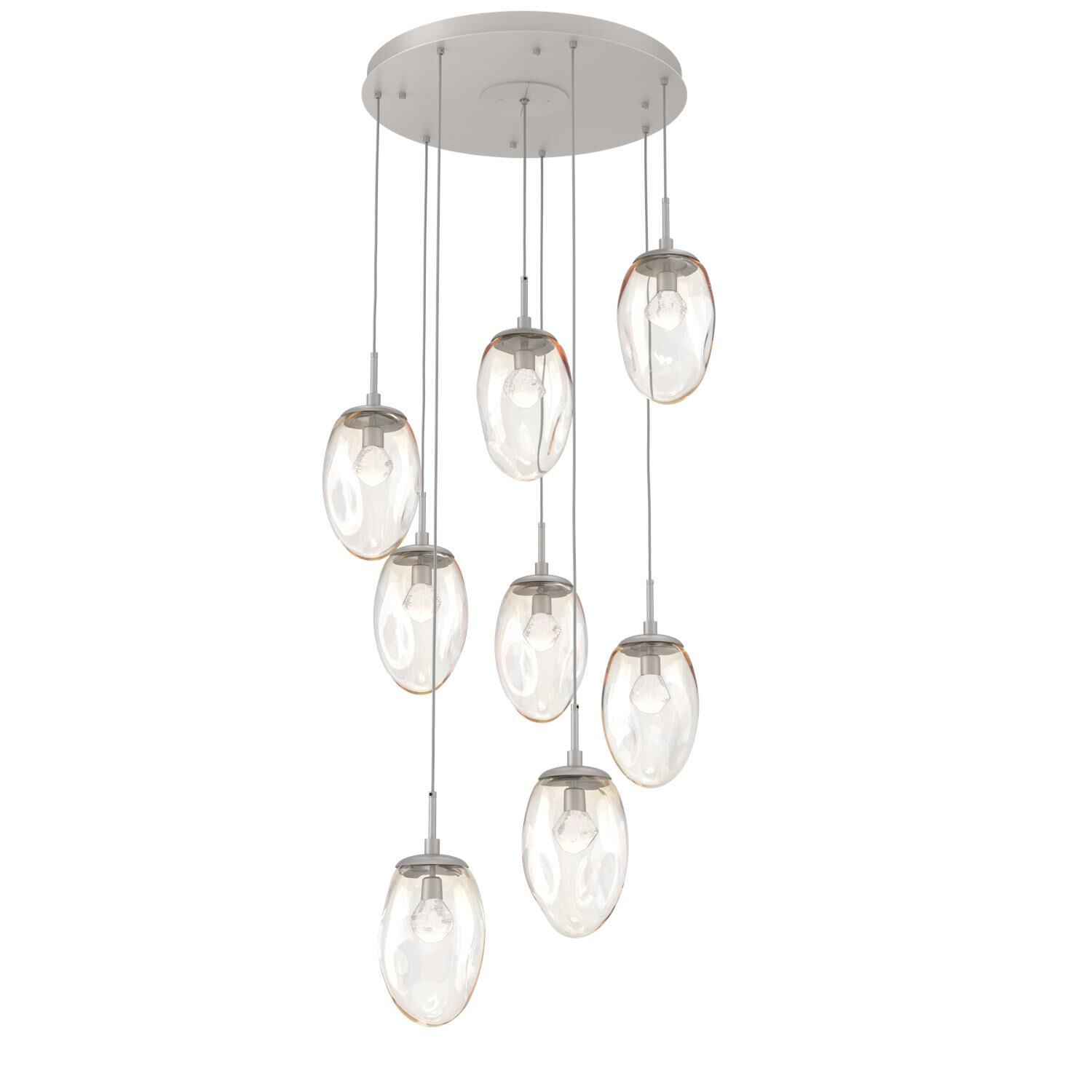 Levi Wilson Nebula 31 Inch 8 Light LED Multi Light Pendant by Hammerton Studio