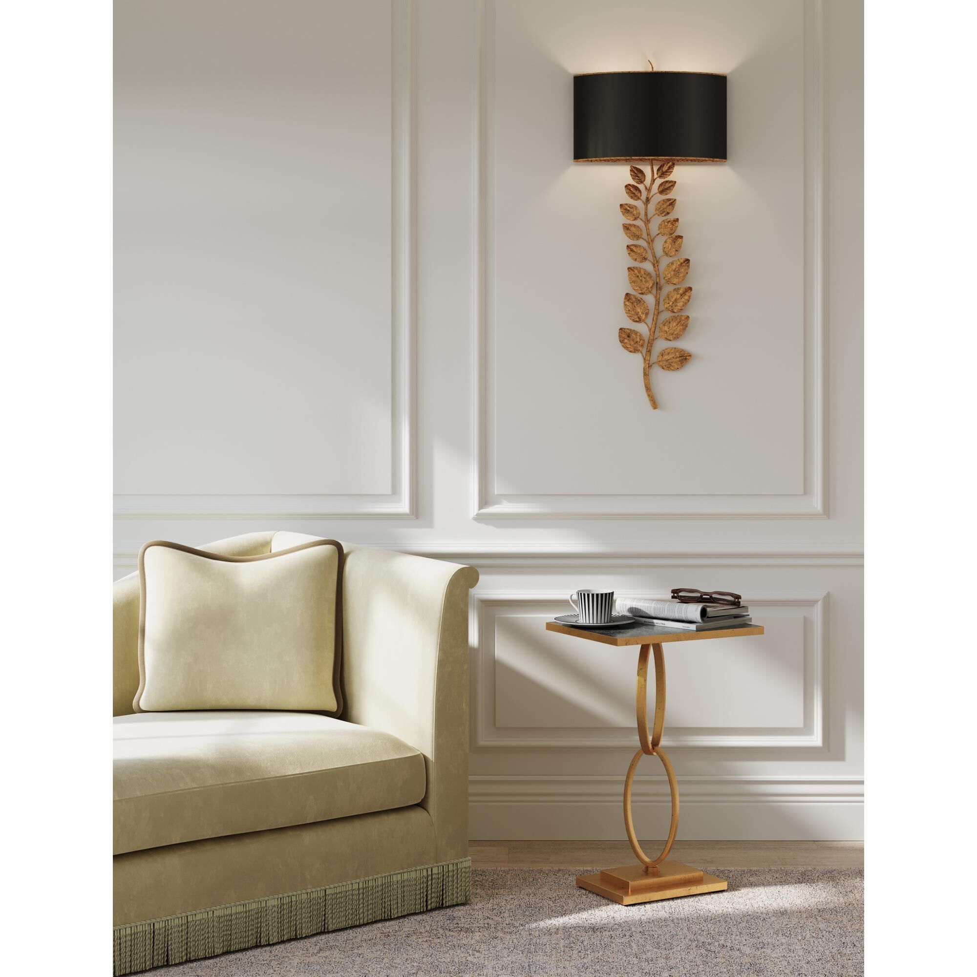 38 Inch Wall Sconce by Currey and Company