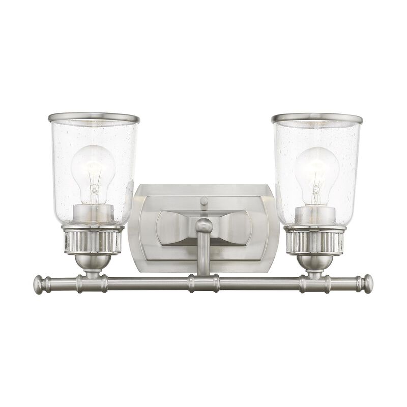 Lawrenceville 16 Inch 2 Light Bath Vanity Light by Livex Lighting