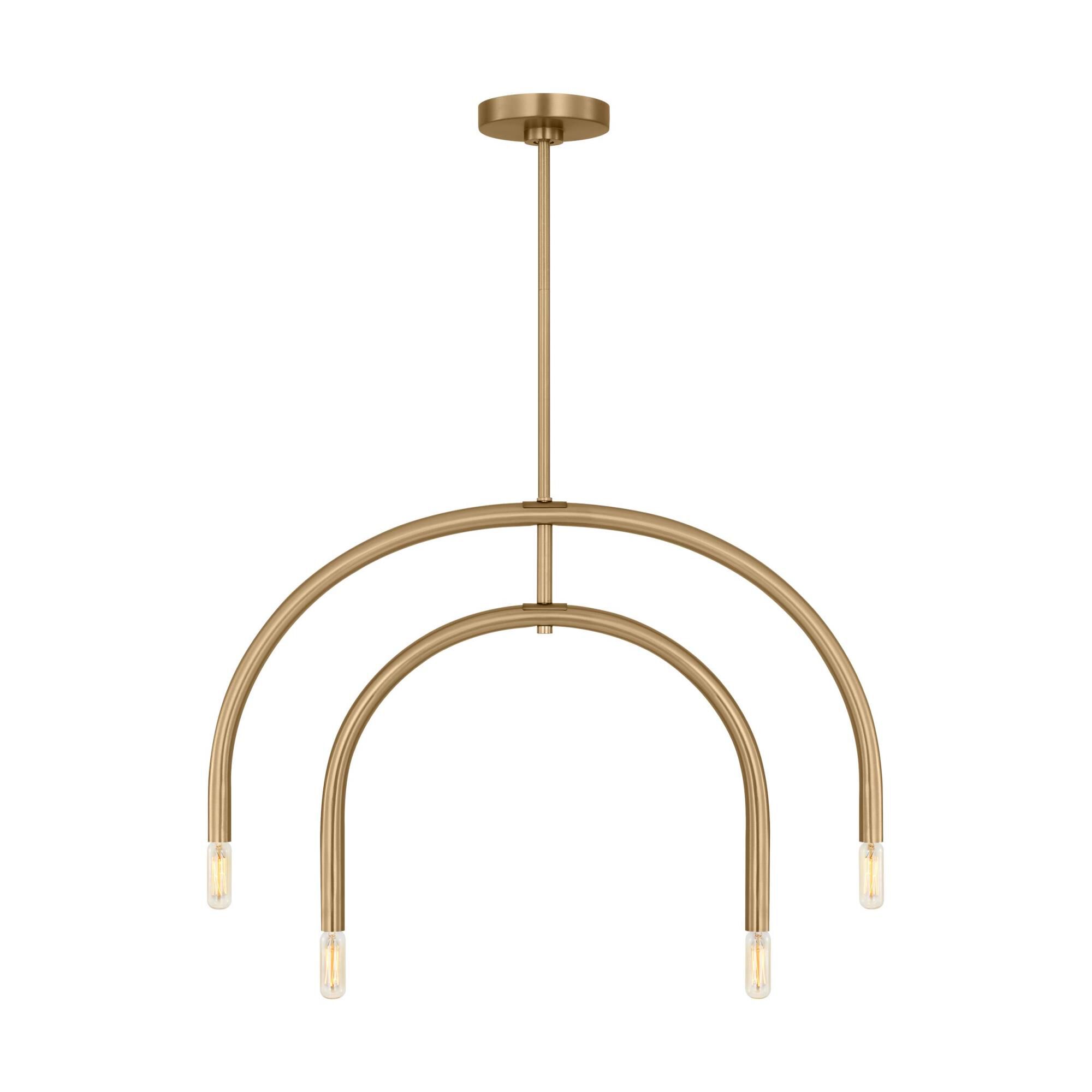 Drew & Jonathan Hadden 22 Inch 4 Light Mini Chandelier by Visual Comfort Studio Collection