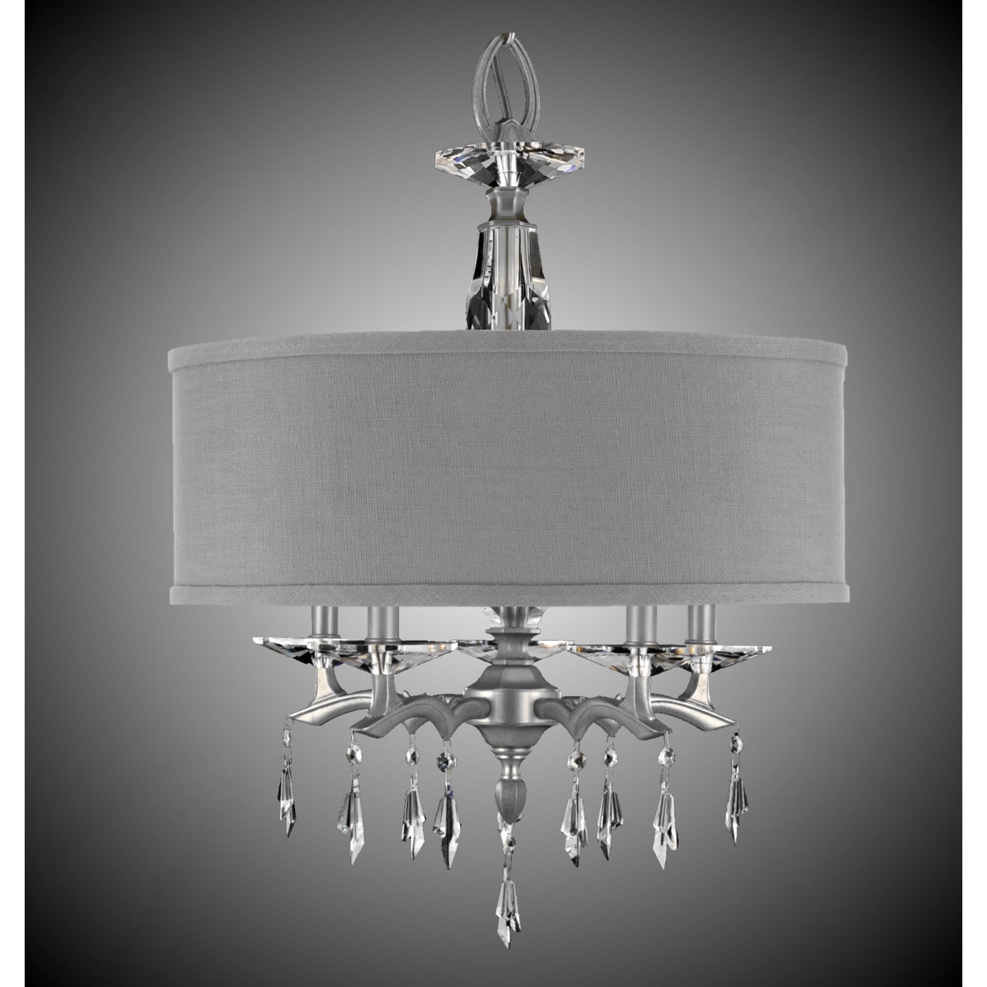 Kaya 5 Light Mini Chandelier by American Brass and Crystal