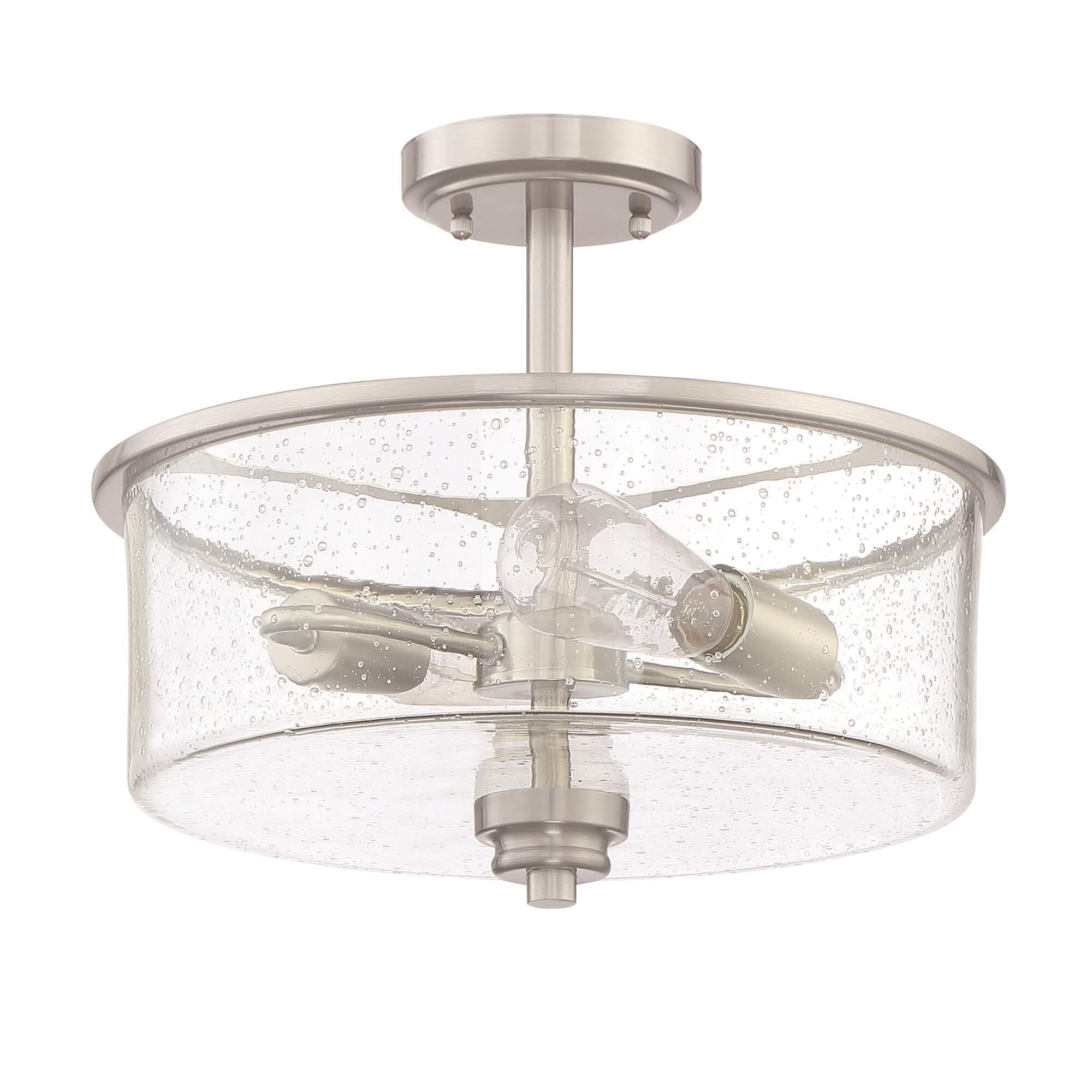 Bolden 13 Inch 2 Light Semi Flush Mount by Craftmade