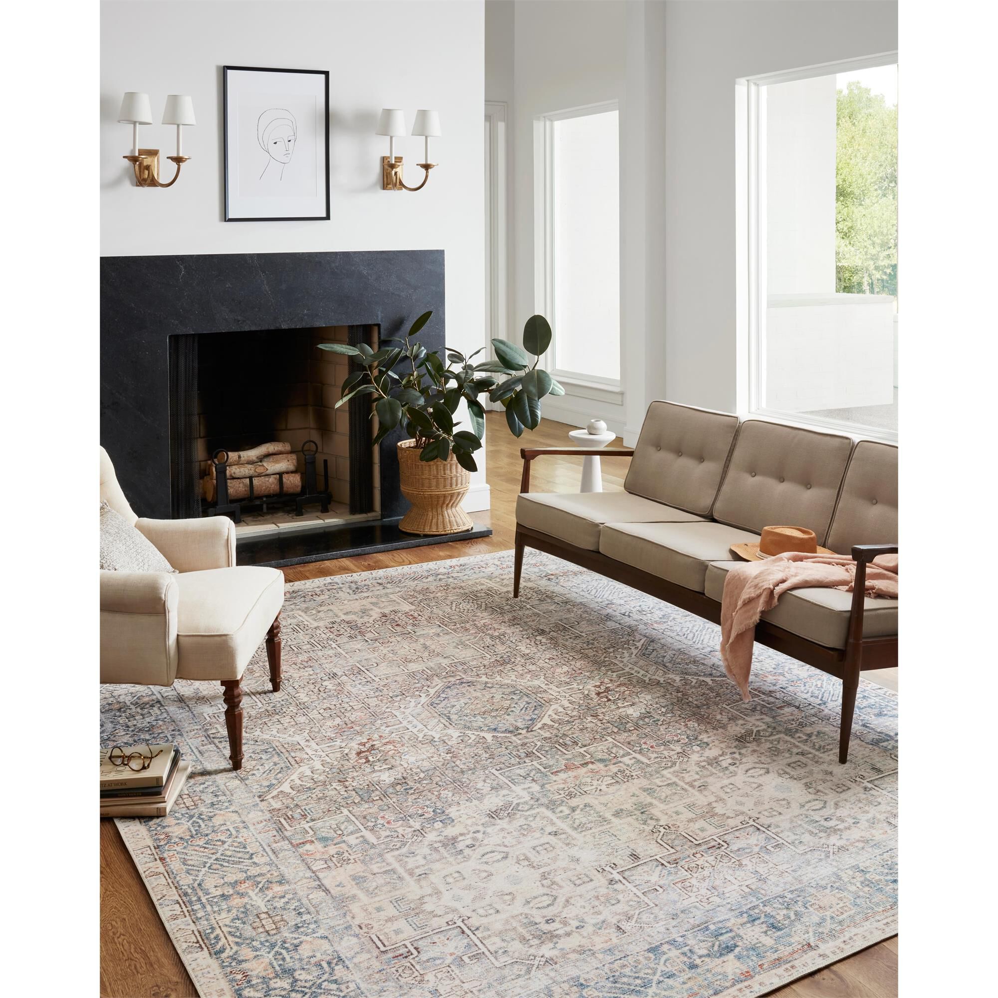 Jules Chris Loves Julia X Loloi Power Woven Area Rug,