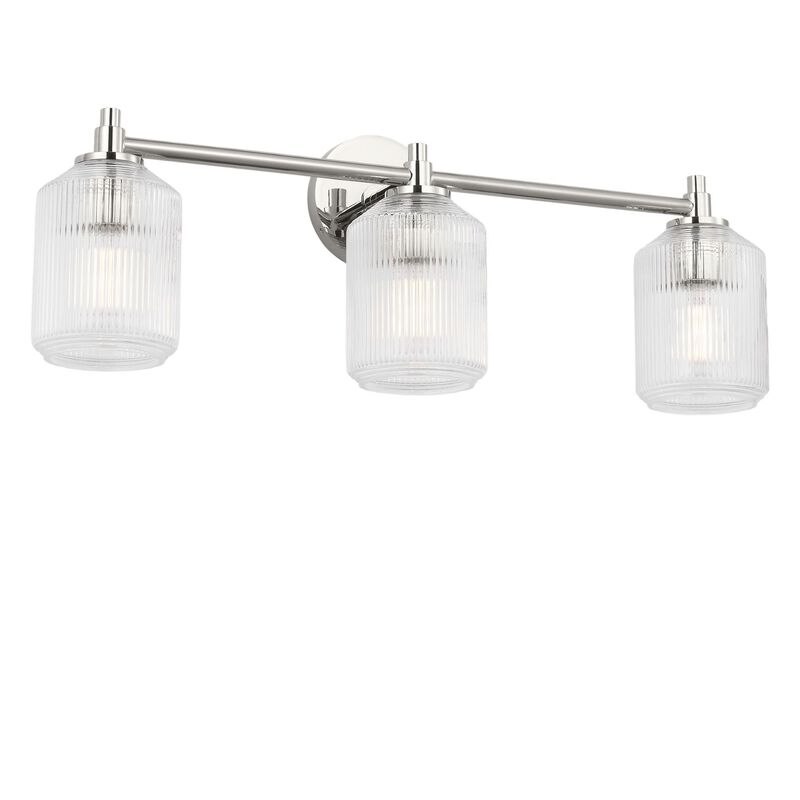 Chapman & Myers Barstow 26 Inch 3 Light Bath Vanity Light by Visual Comfort Studio