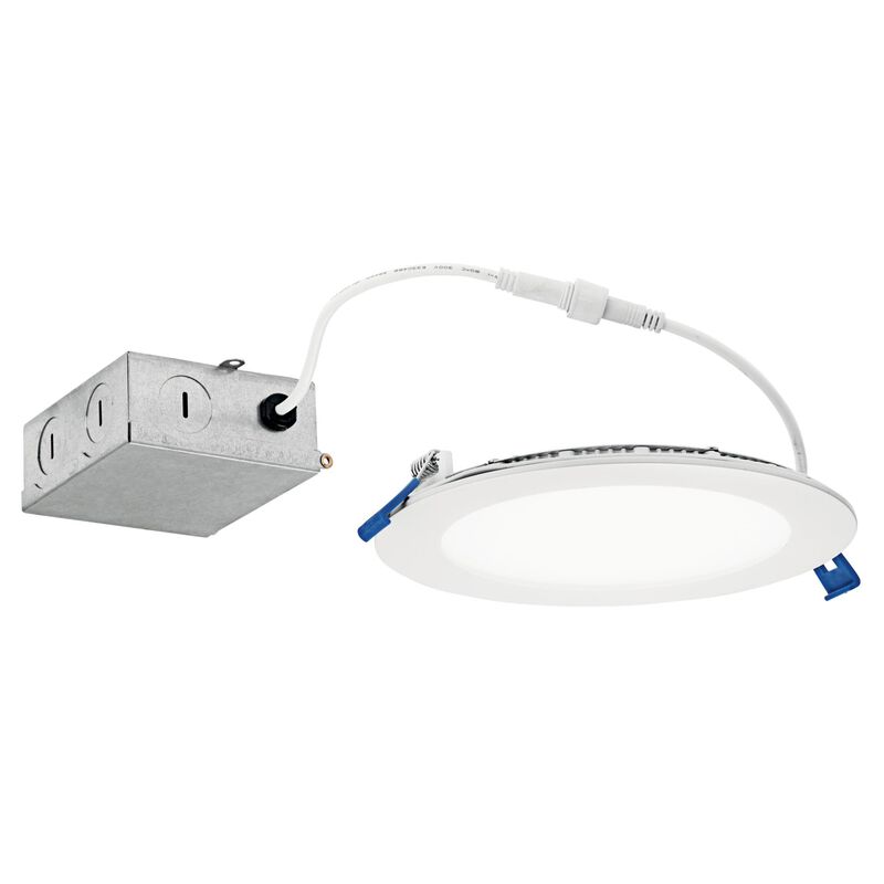 Direct To Ceiling Slim 16 Inch 16 Inch Outdoor Rated 1 Light Dimmable 9 Watt Recessed Single Spot Downlights LED by Kichler Lighting