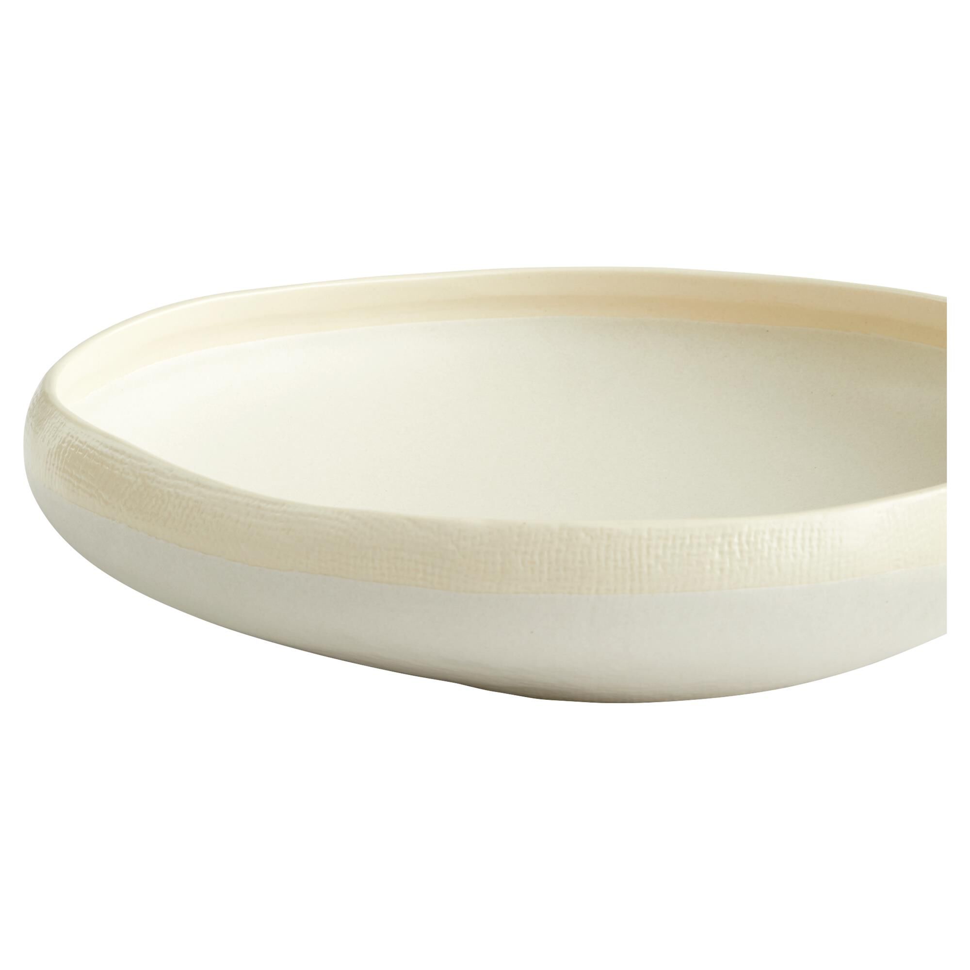Elon Bowl | White -Medium Bowl by Cyan Designs