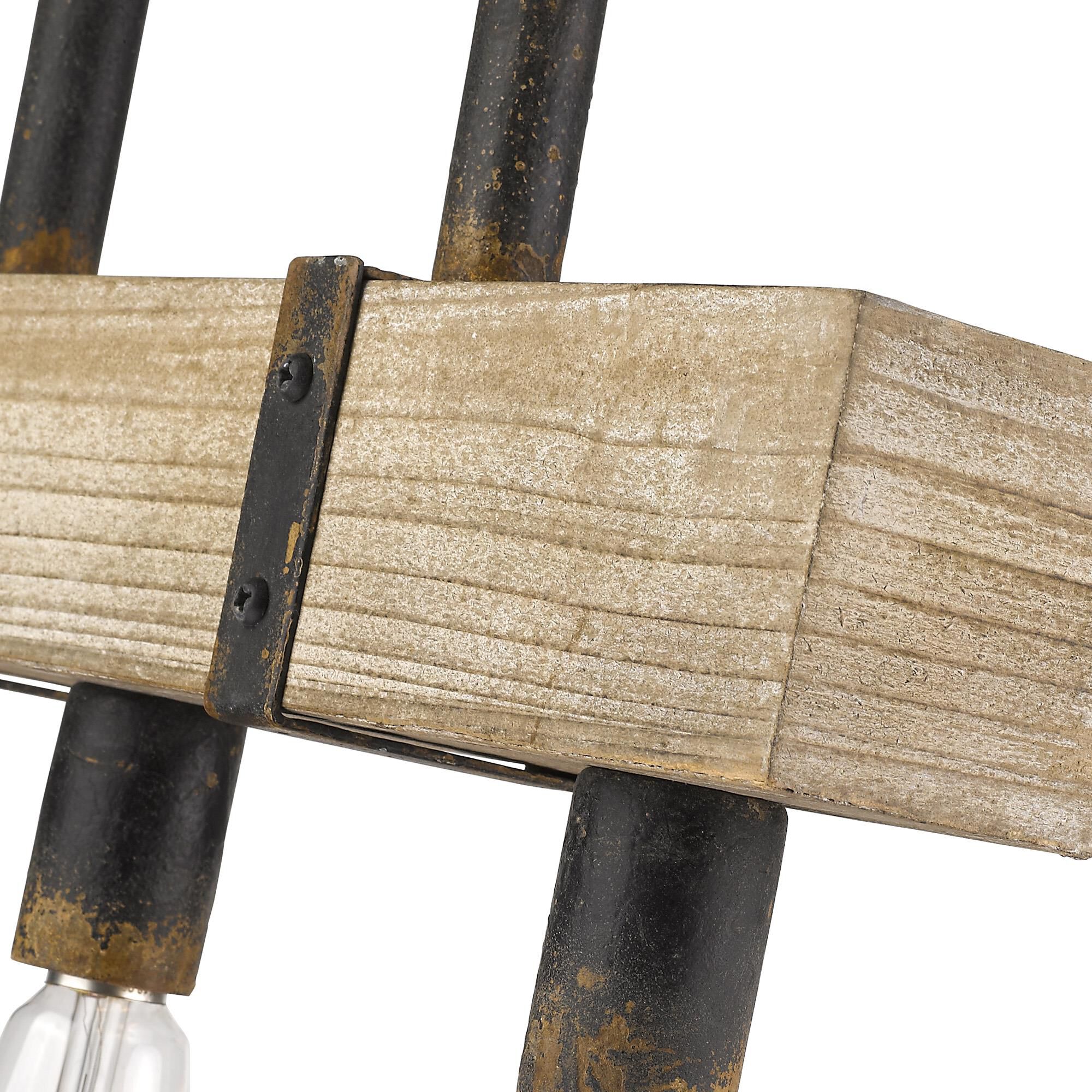 Garrett 20 Inch 3 Light Semi Flush Mount by Golden Lighting