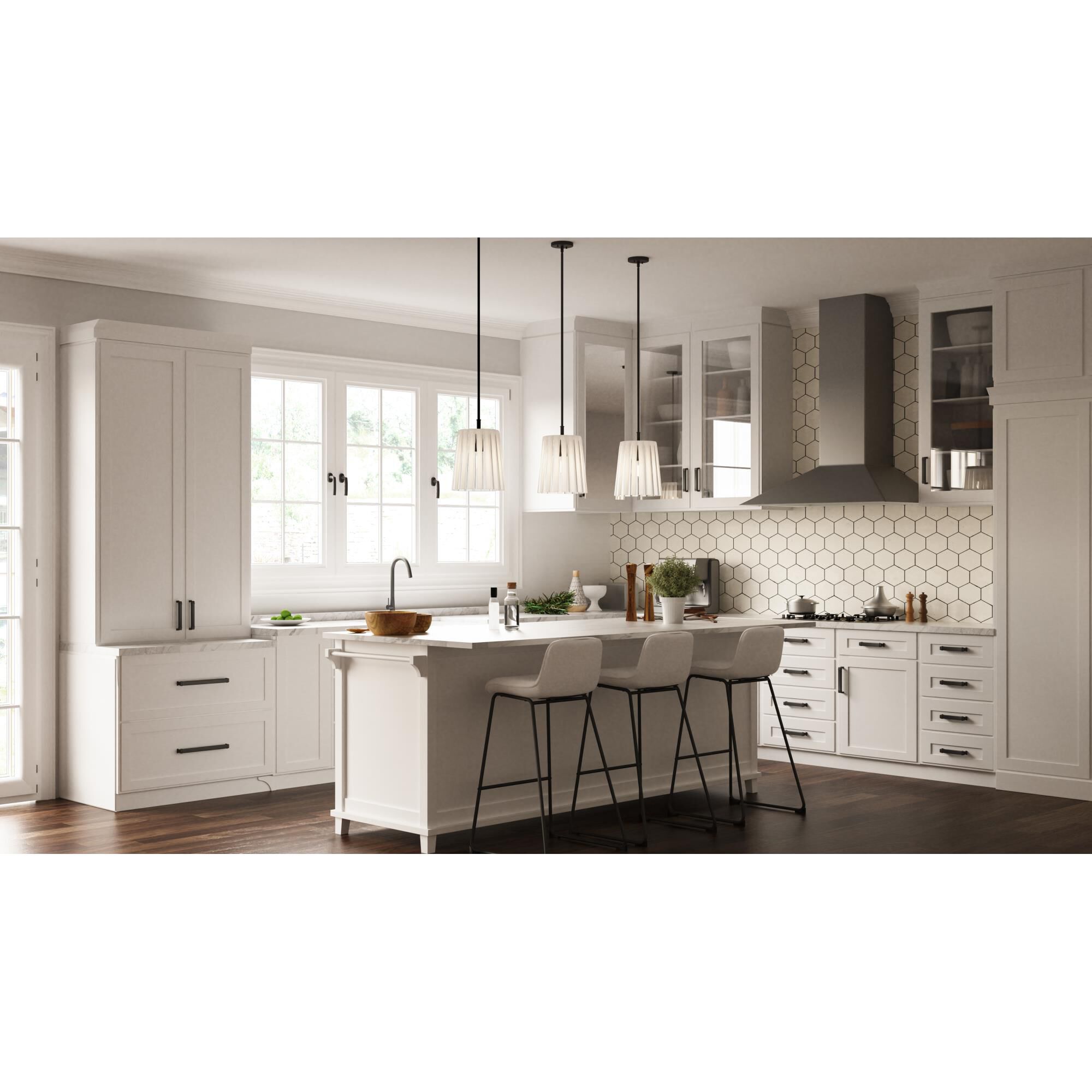 Gray 10 Inch Mini Pendant by Quoizel