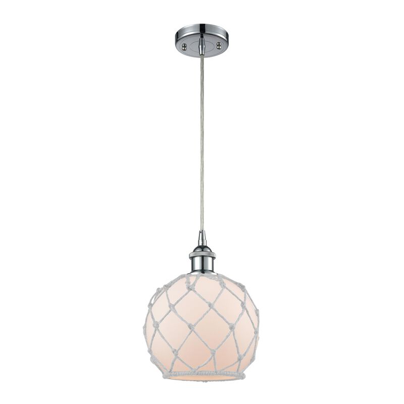 Innovations Lighting Bruno Marashlian Farmhouse Rope 8 Inch Mini Pendant