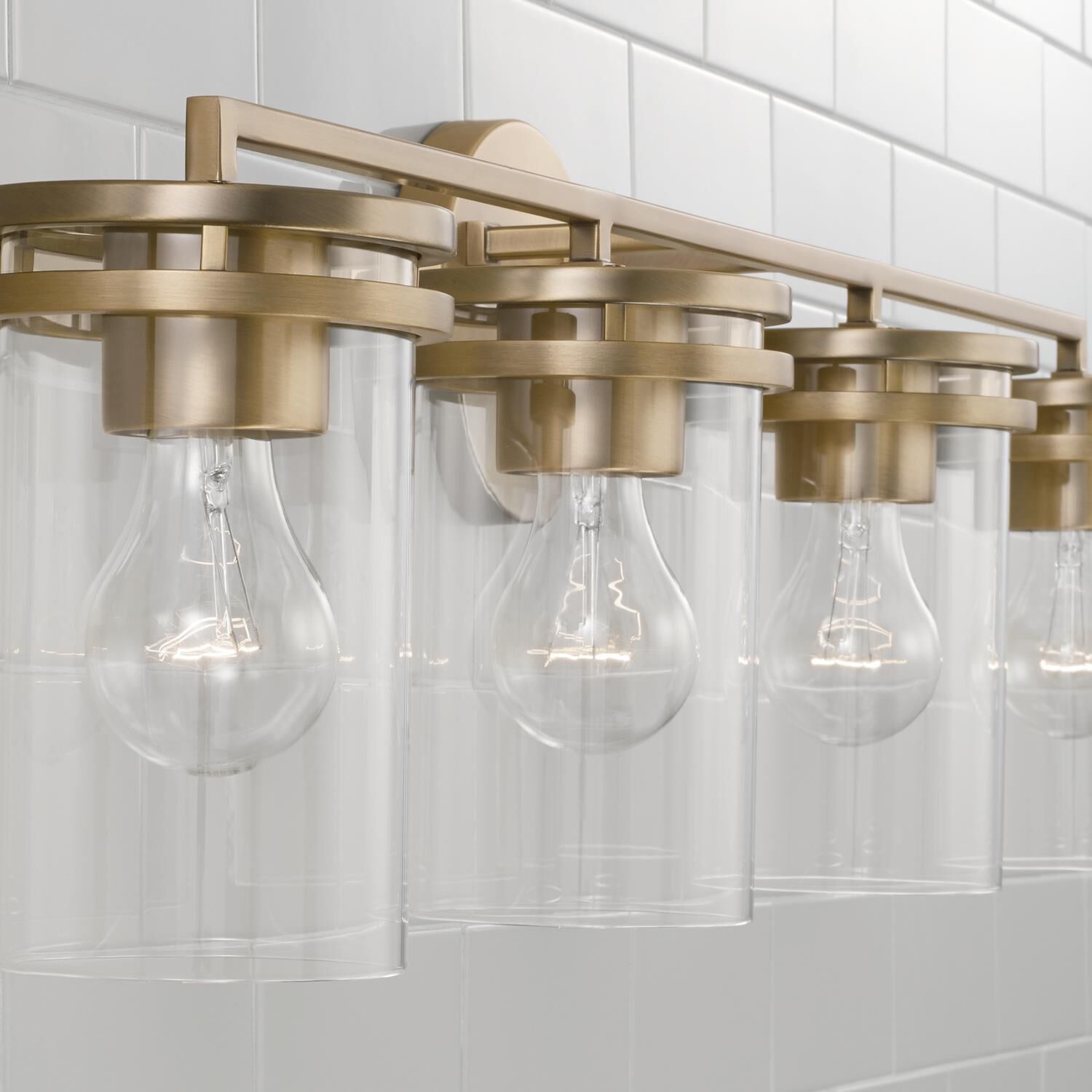 Fuller 33 Inch 4 Light Bath Vanity Light by Homeplace by Capital Lighting Fixture Company