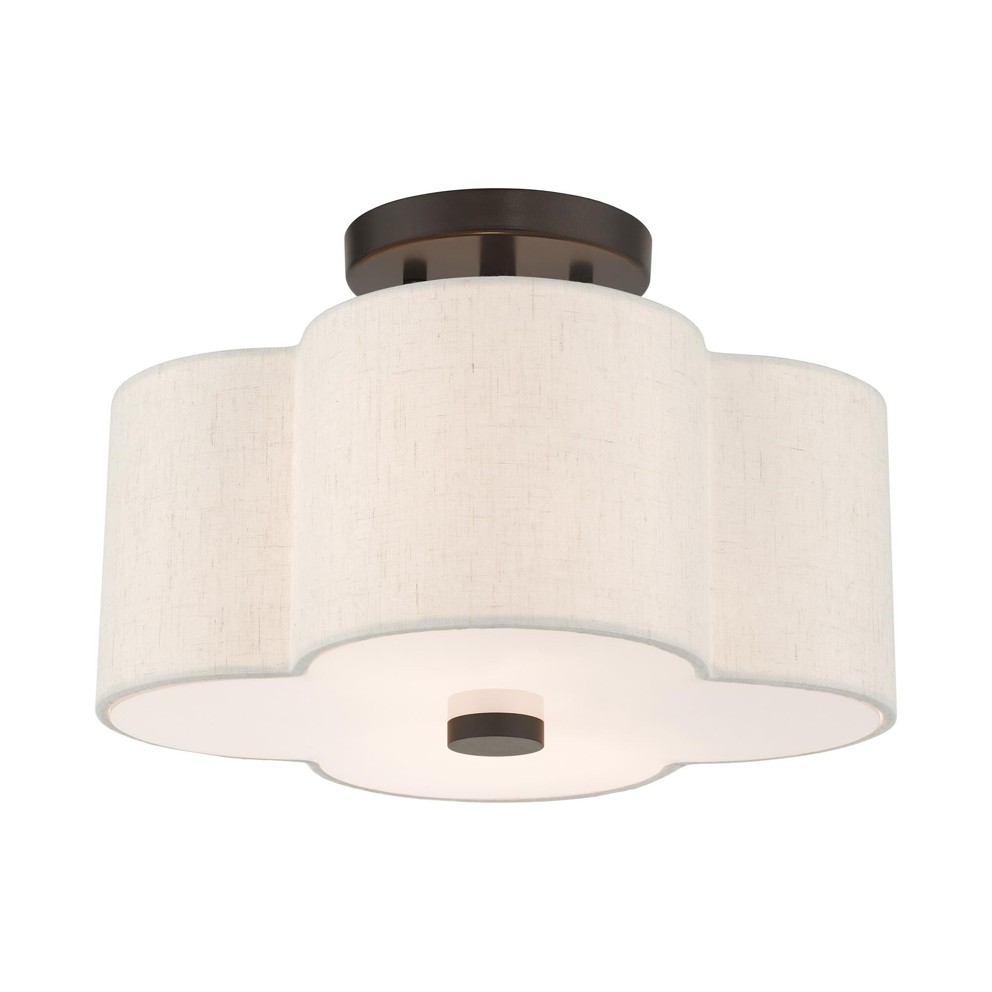 Solstice 2 Light Semi Flush Mount by Livex Lighting