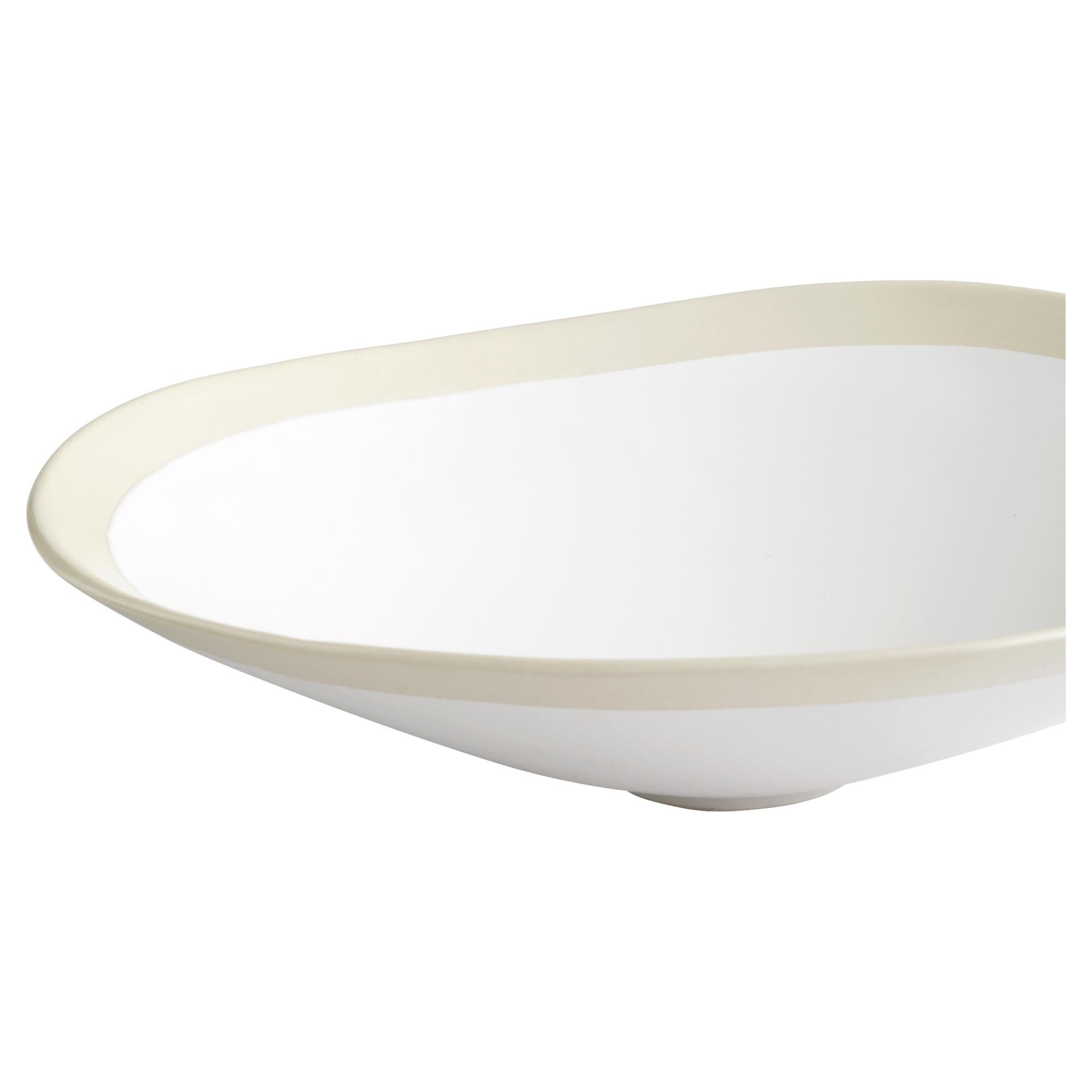 Laura Bowl | White -Small Bowl by Cyan Designs