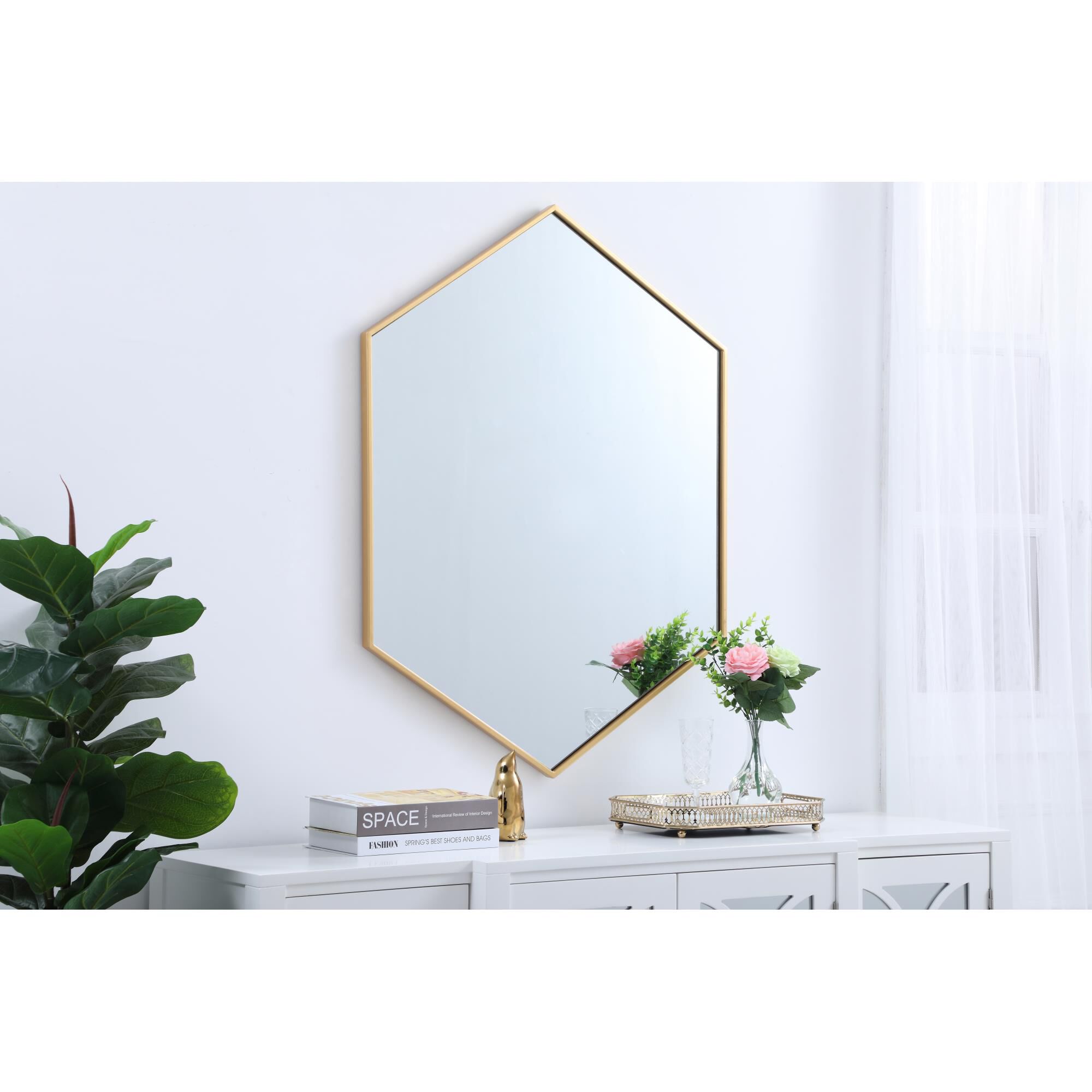 Shown in Brass finish