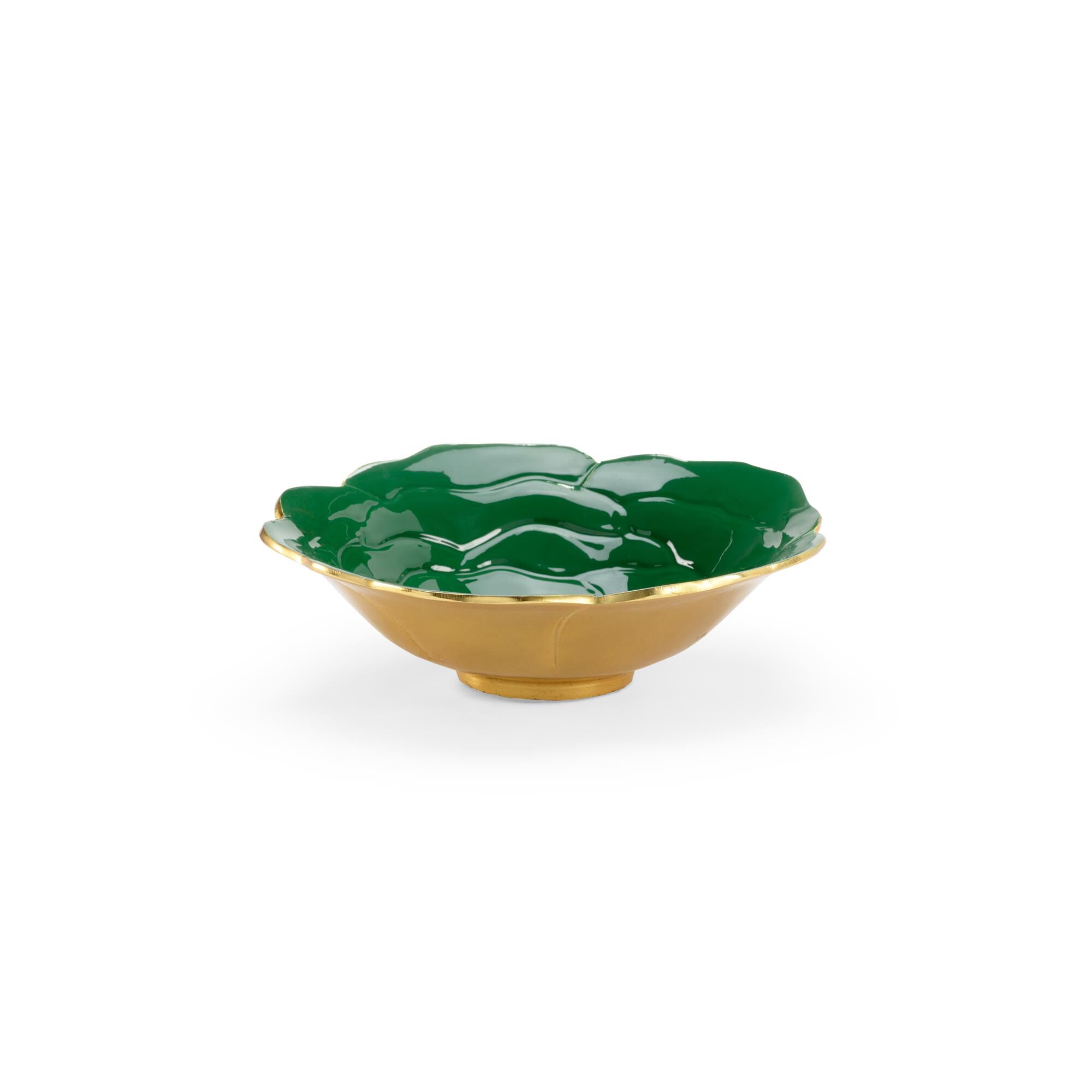 Shown in Emerald Green-Metallic Gold finish